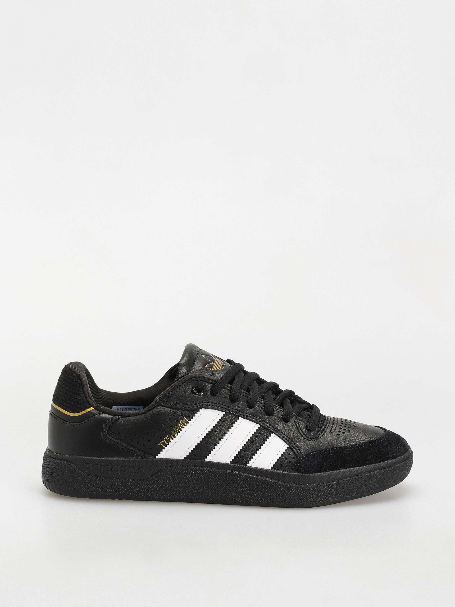 Topu00e1nky adidas Tyshawn Low (cblack/ftwwht/goldmt)