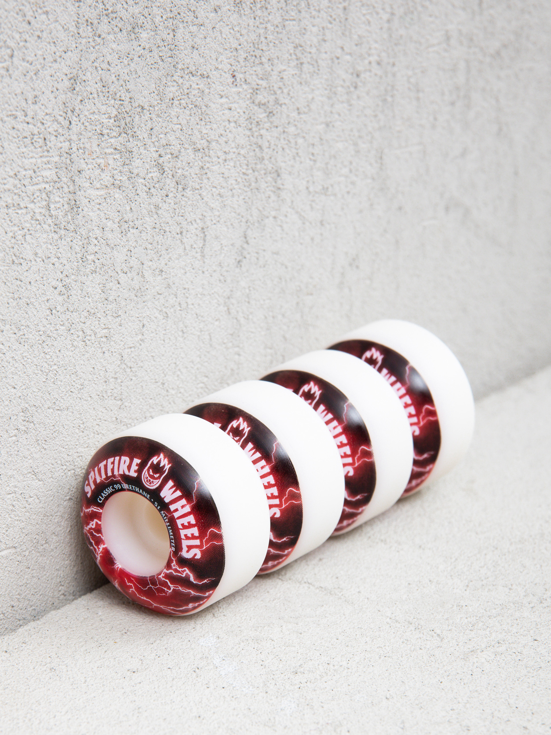 Kolieska Spitfire Classic 99D Firebolts Bighehad (white/red)