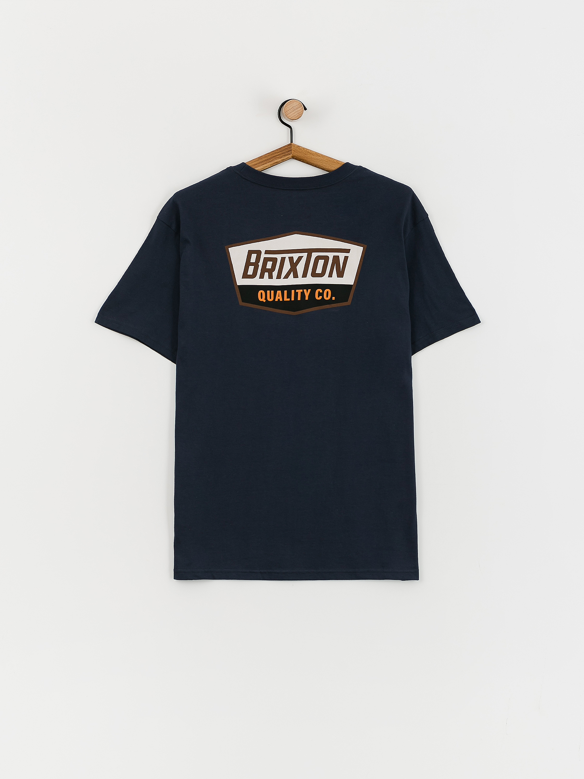 Tričko Brixton Regal Stt (washed navy/sepia)