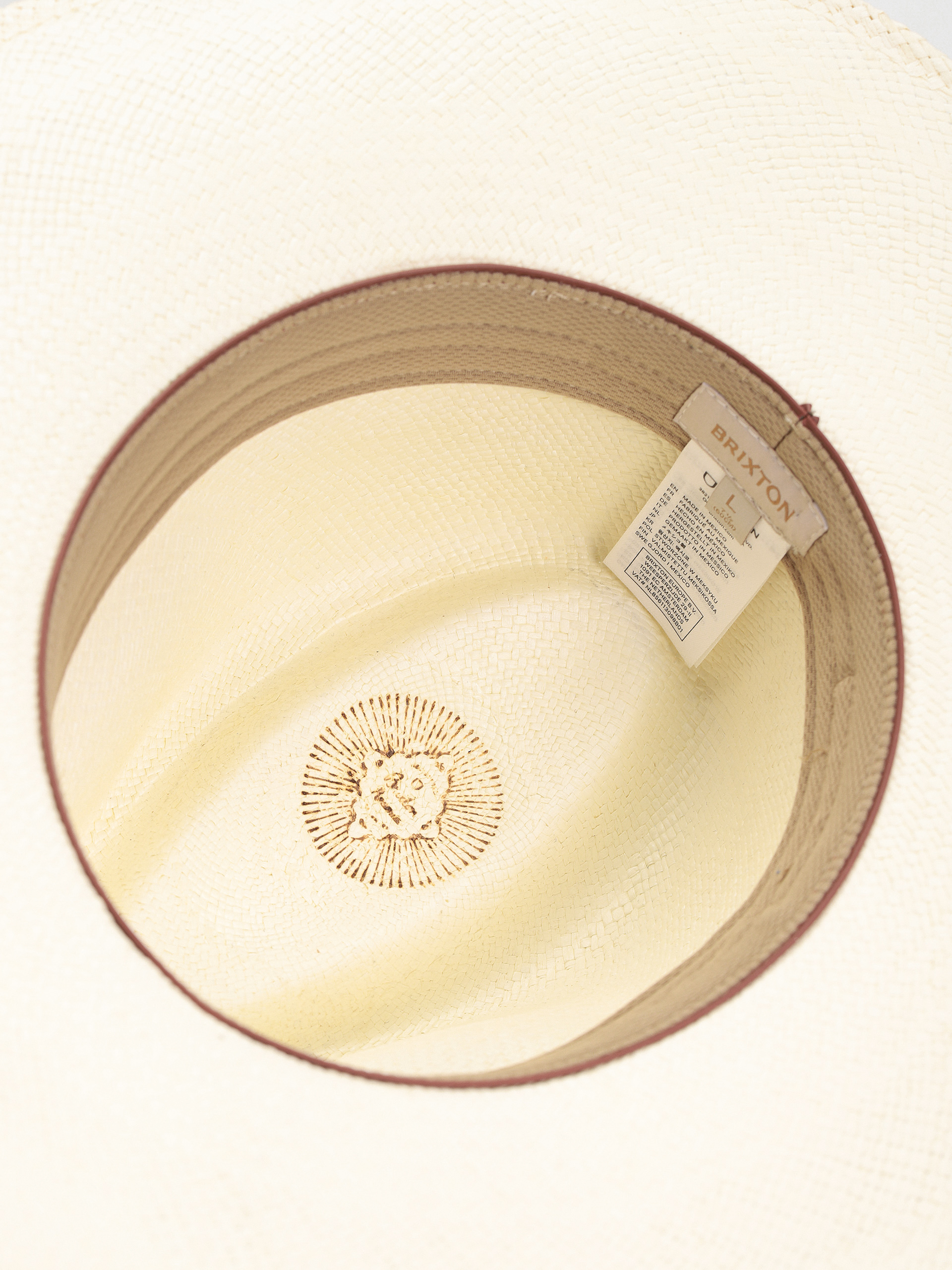 Klobúk Brixton Harper Panama Strawt (panama white)