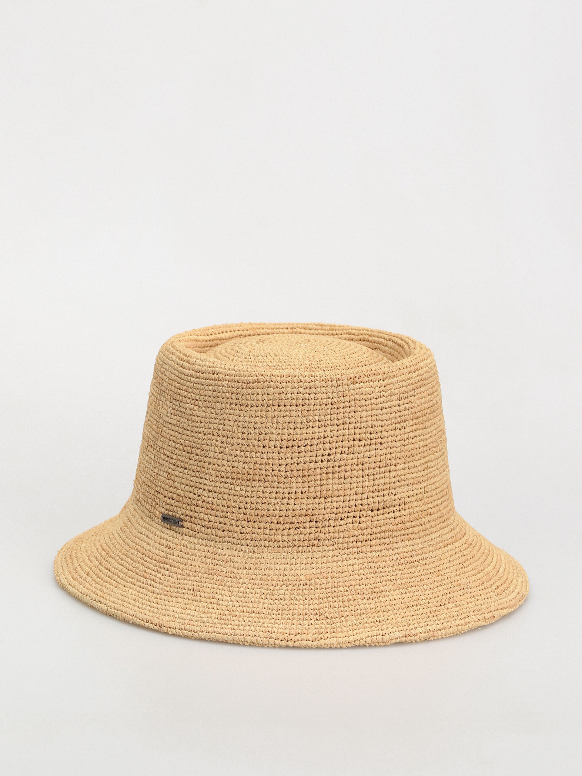 Klobúk Brixton Ellee Straw Buckett Wmn (tan)