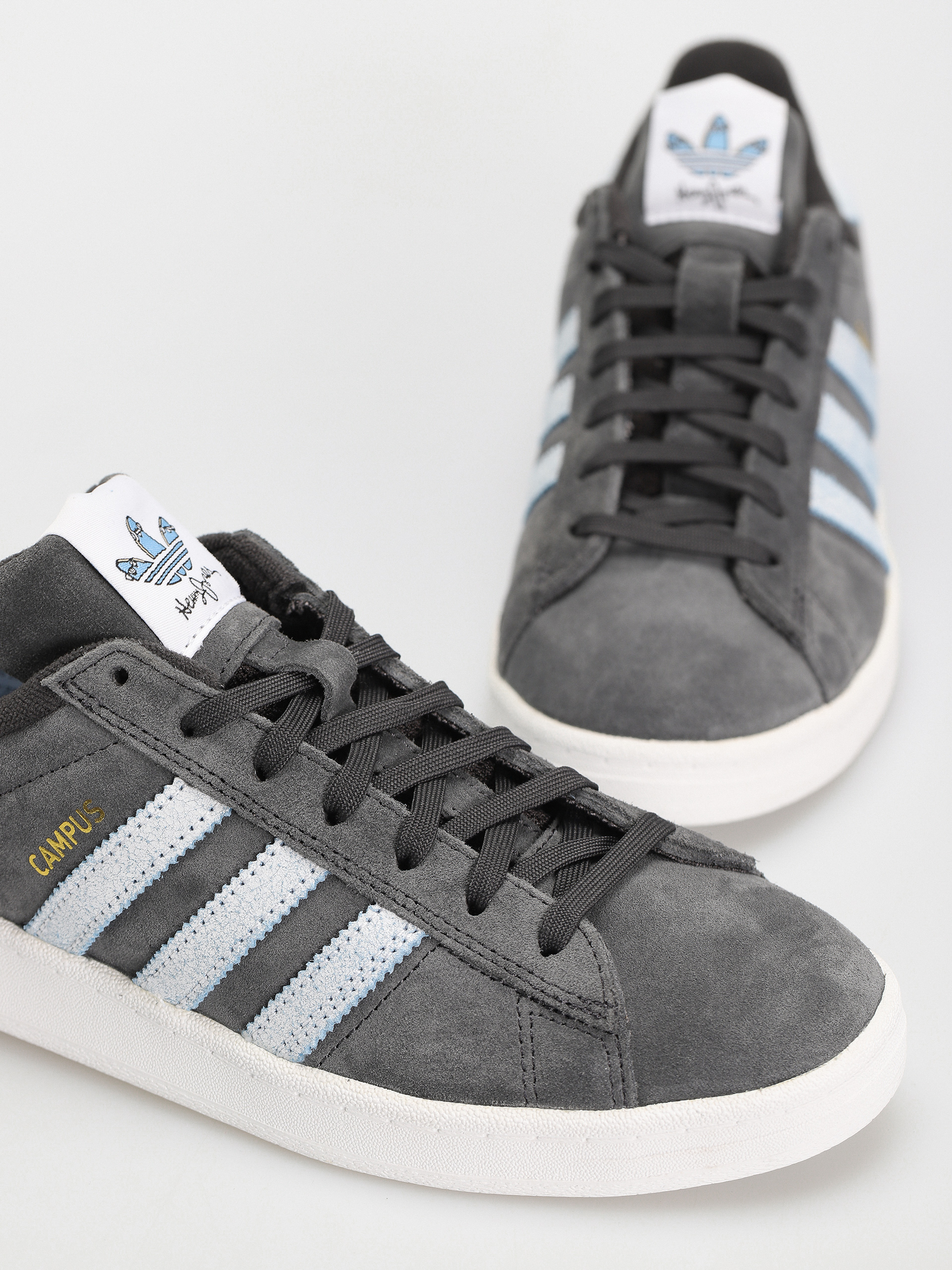 Topánky adidas X Henry Campus ADV (carbon/ftwwht/ltblue)