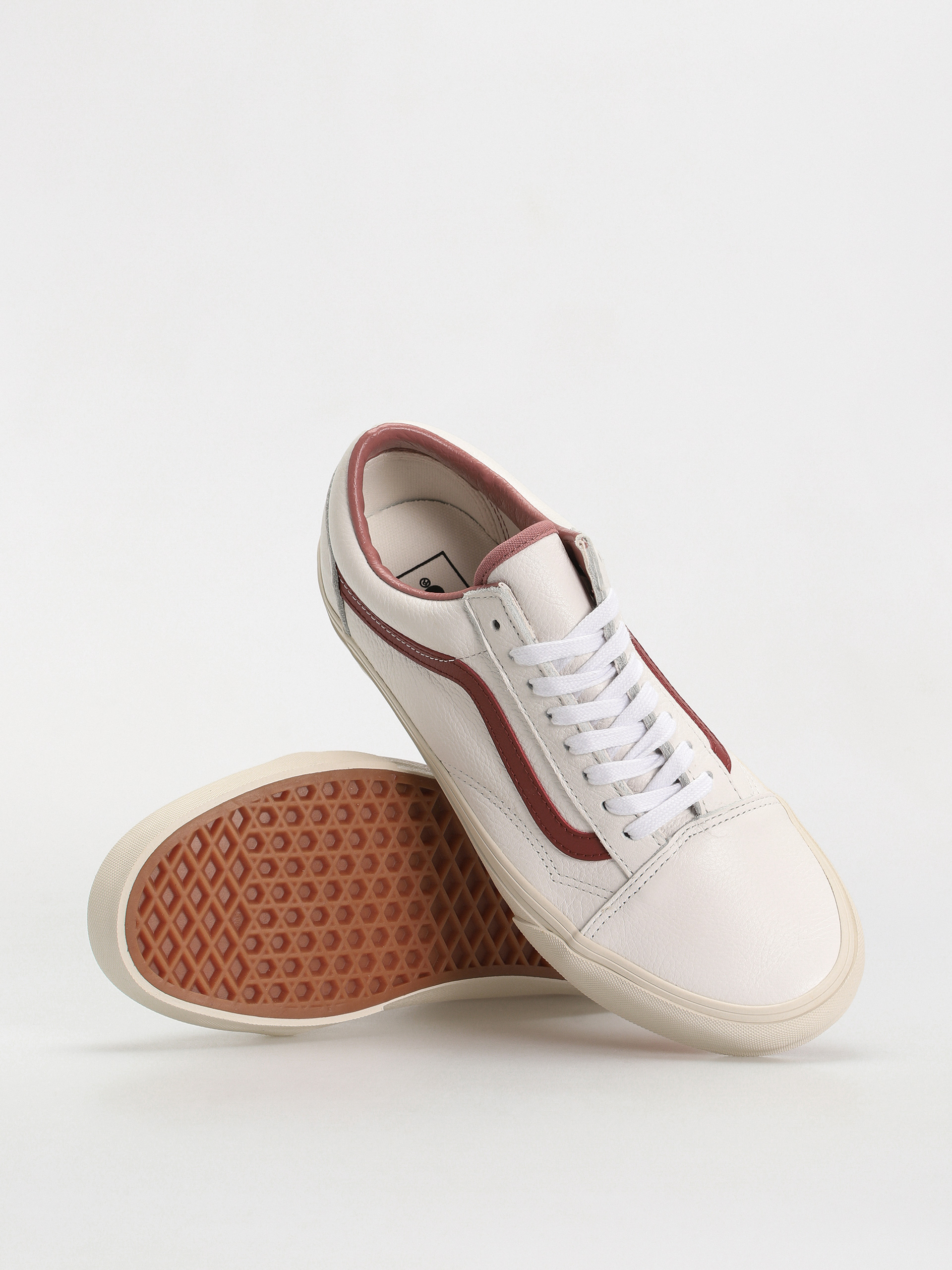 Topánky Vans Old Skool (premium leather russet brown)