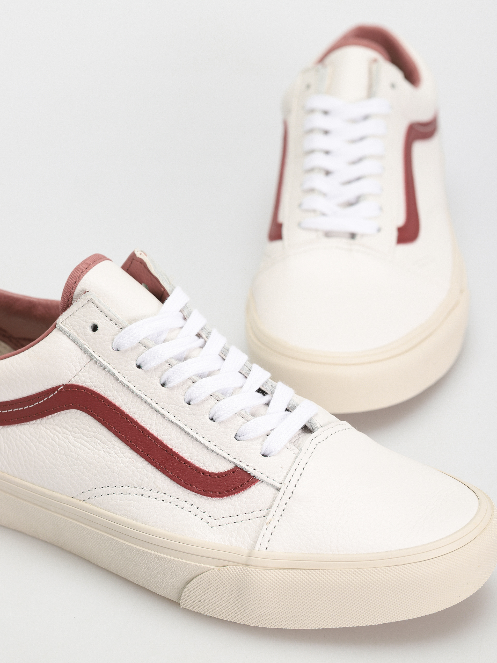 Topánky Vans Old Skool (premium leather russet brown)