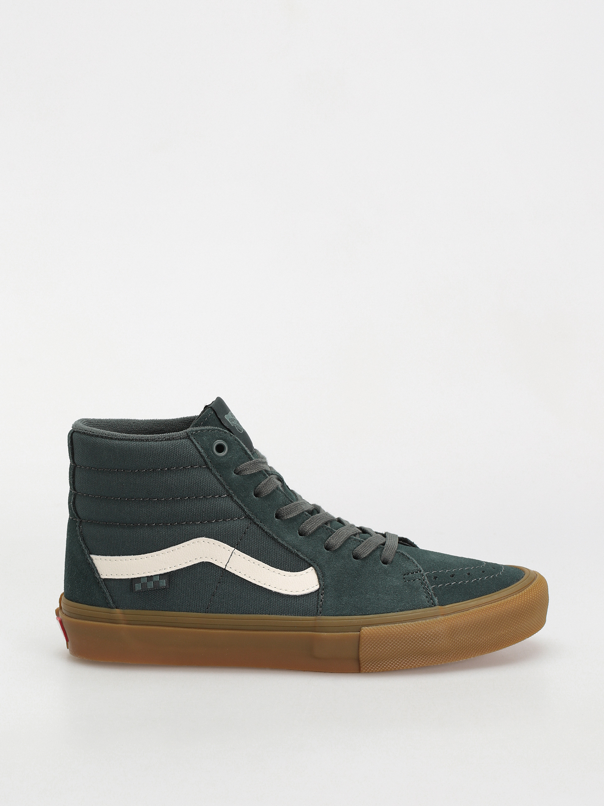 Topánky Vans Skate Sk8 Hi (dark green/gum)