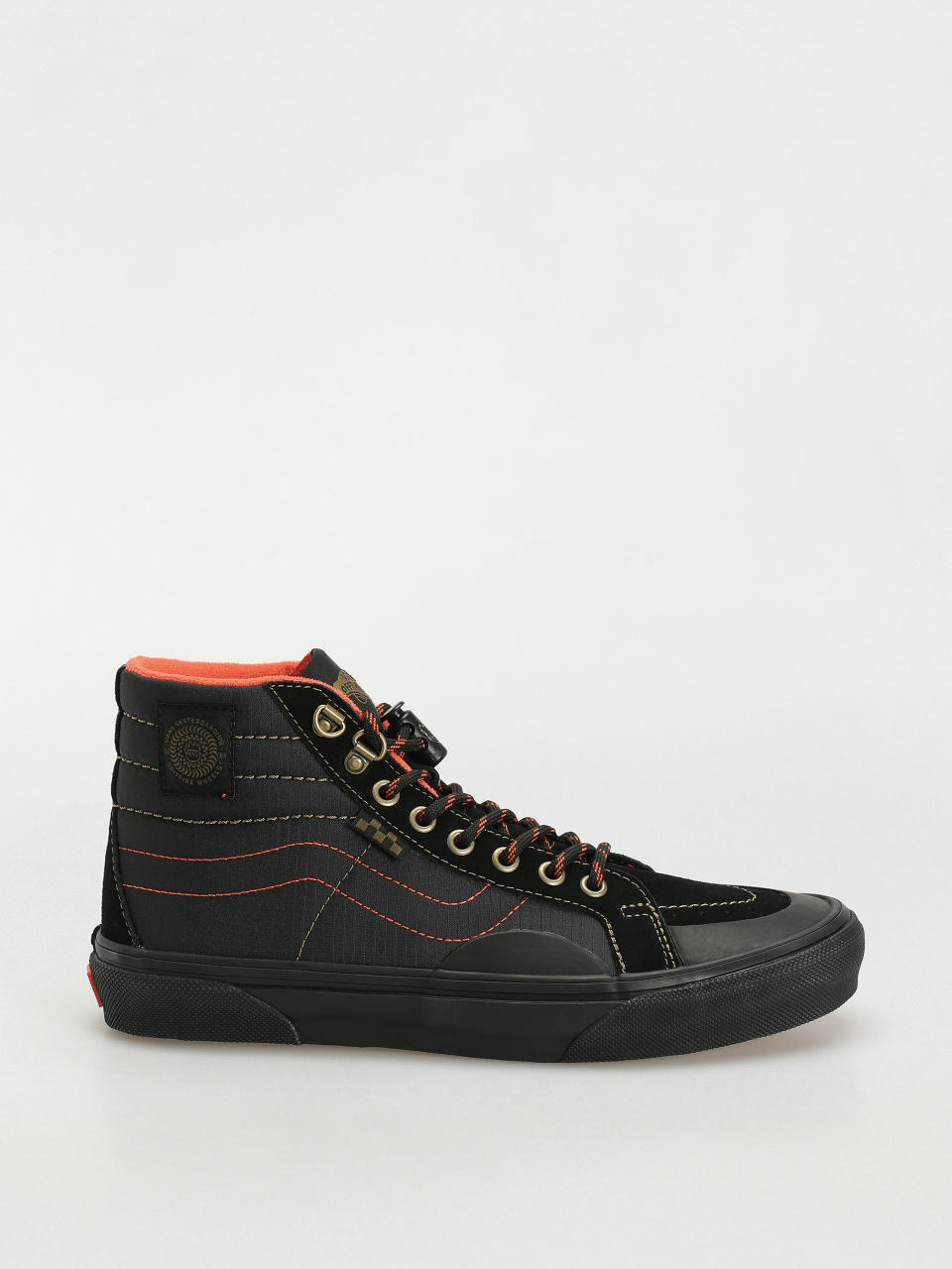 Topánky Vans X Spitfire Skate Sk8 Hi Reissue (spitfire black/flame)