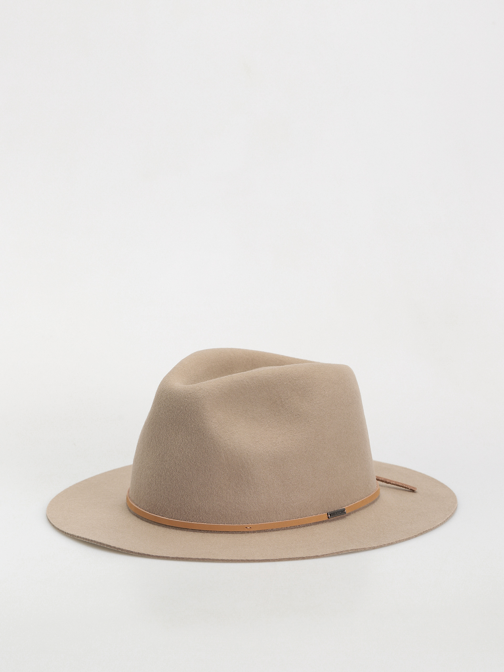 Klobúk Brixton Wesley Fedora (light tan)