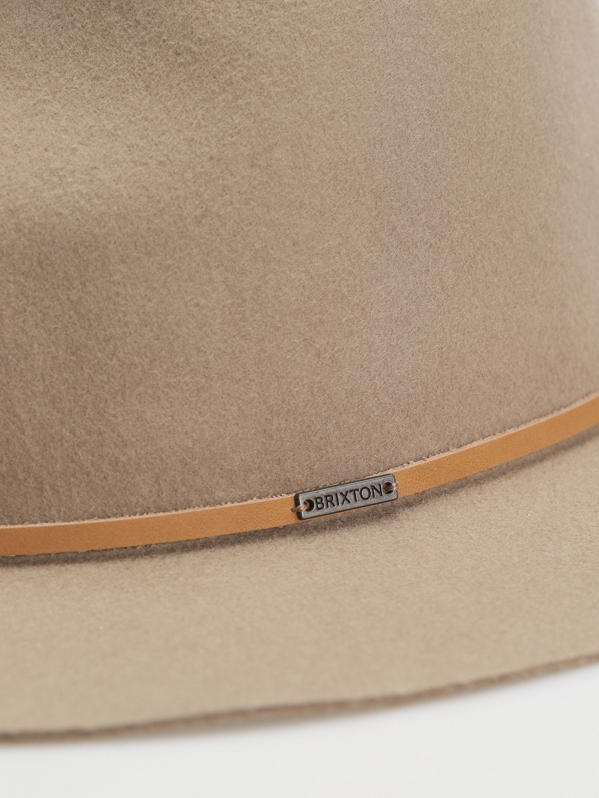 Klobúk Brixton Wesley Fedora (light tan)