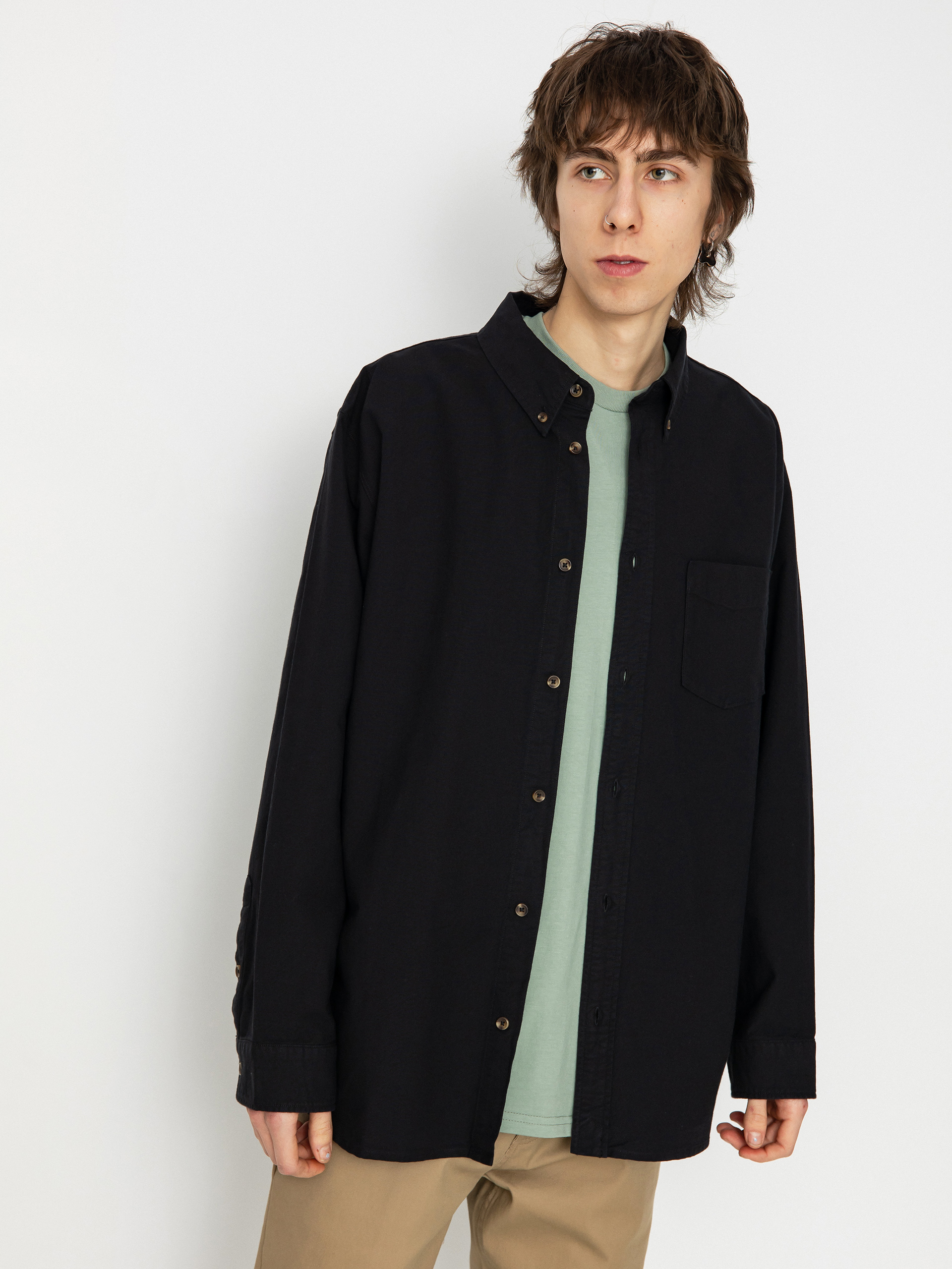 Košeľa Nike SB Nike Life (black/black/black)