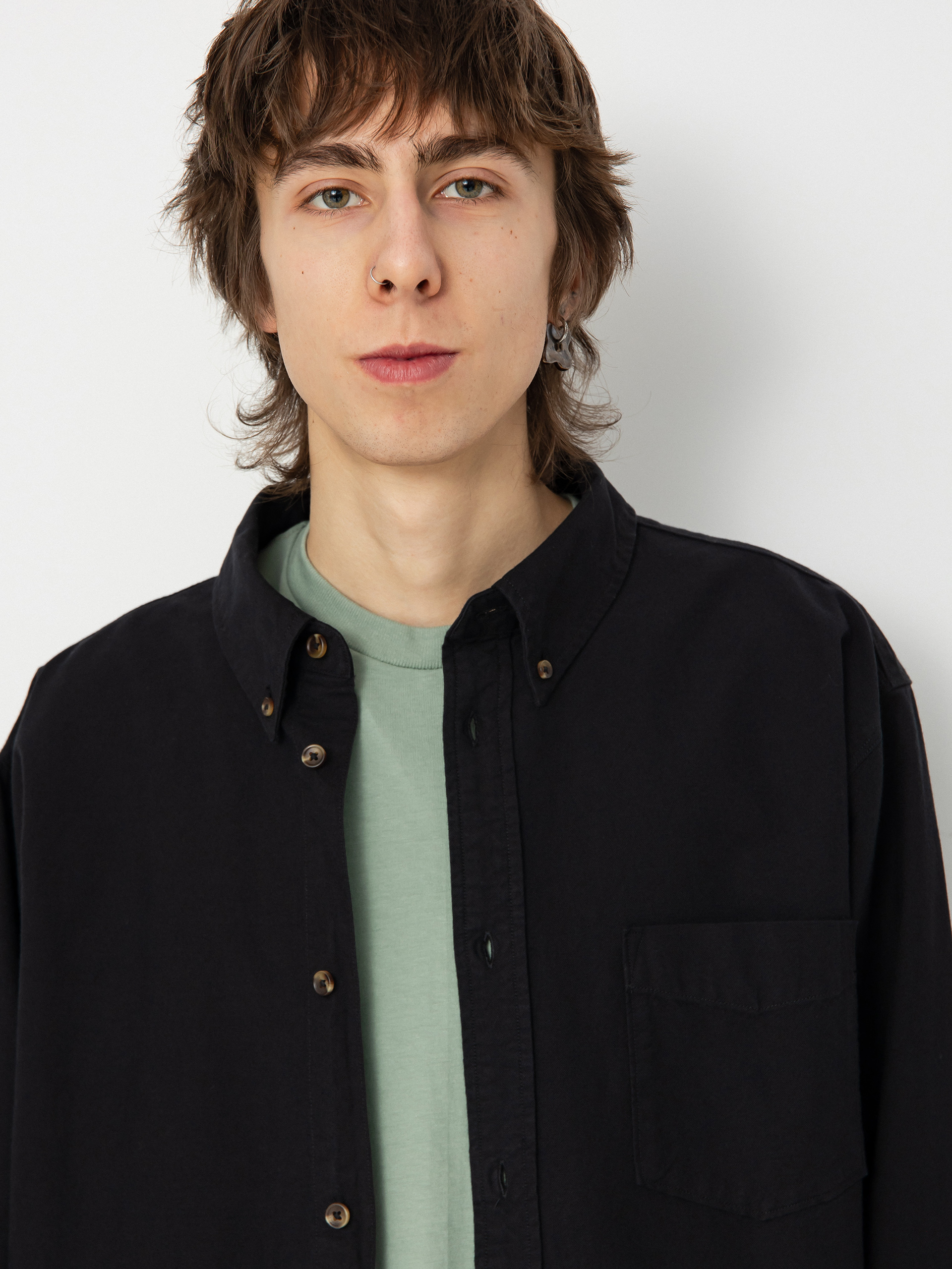 Košeľa Nike SB Nike Life (black/black/black)