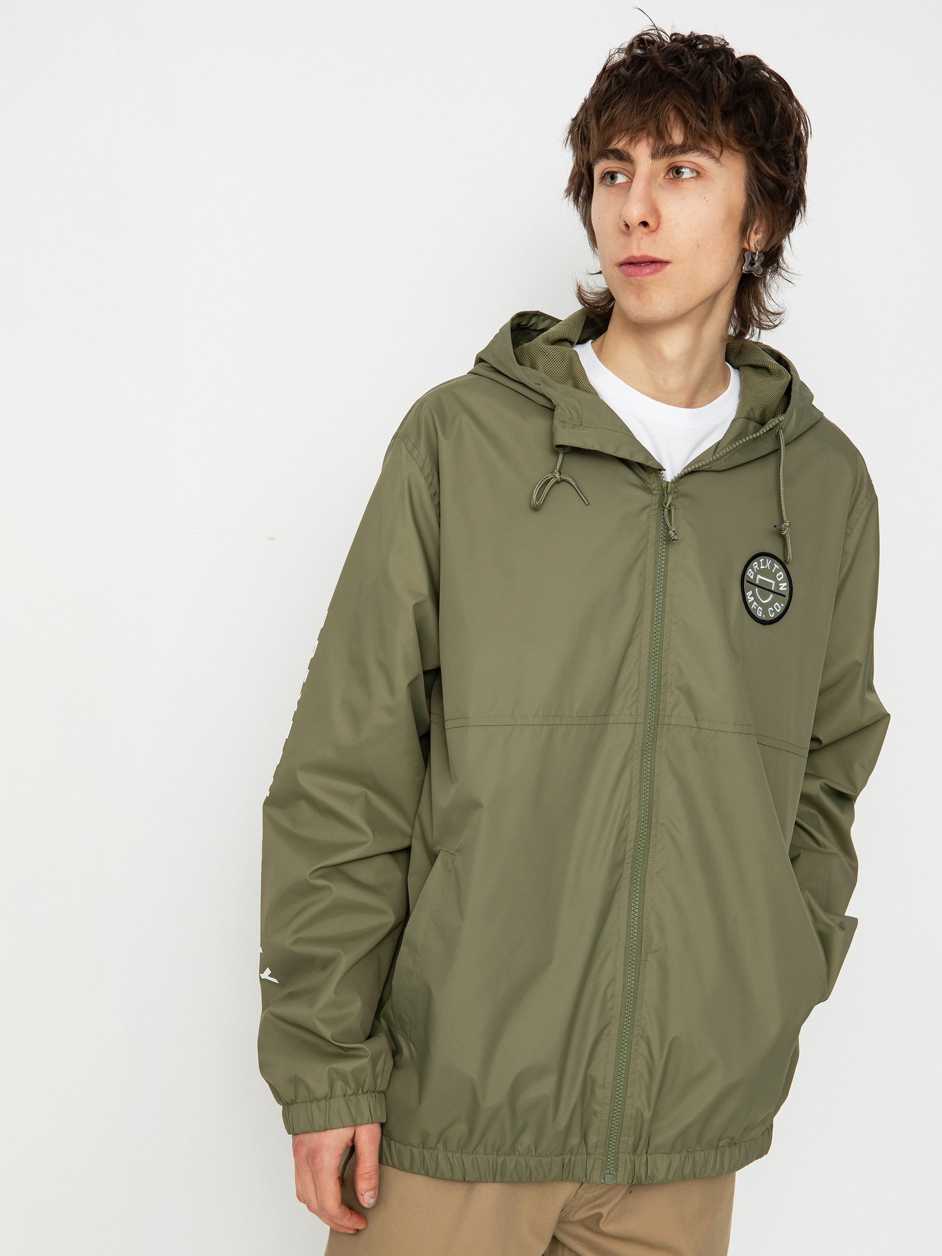 Bunda Brixton Claxton Crest Lw ZHD (olive surplus)