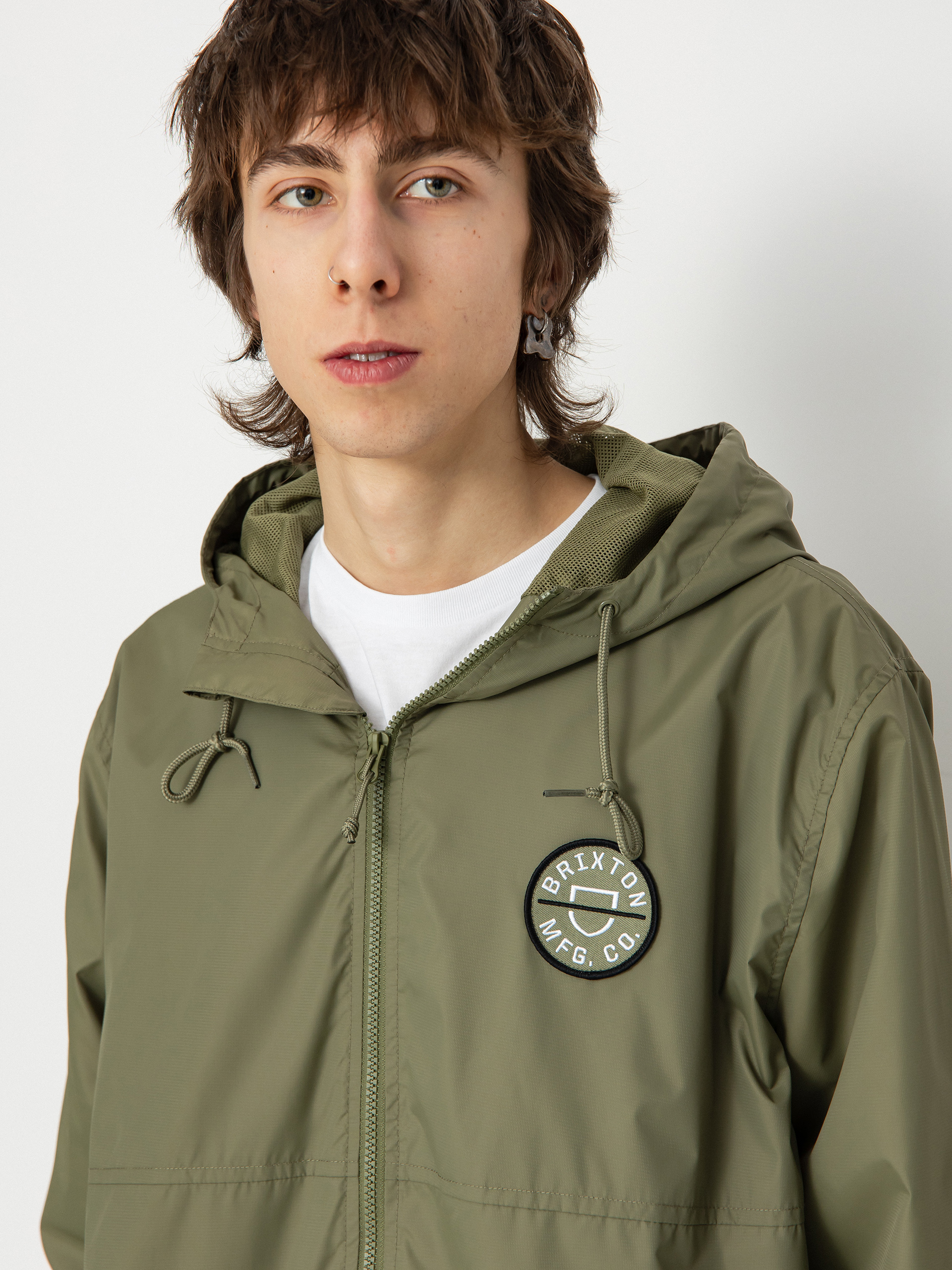 Bunda Brixton Claxton Crest Lw ZHD (olive surplus)