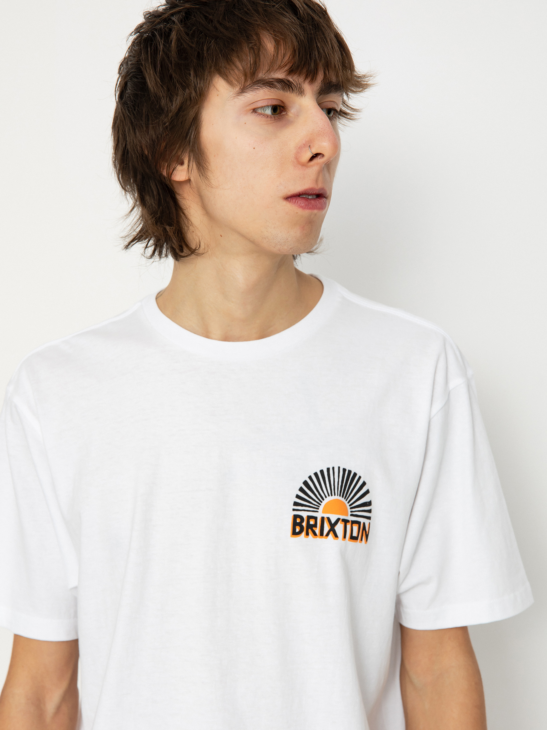 Tričko Brixton Fairview Tlrt (white)