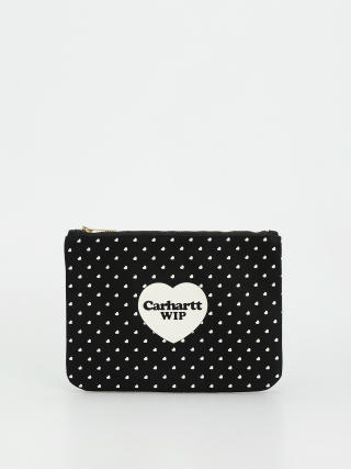 Peňaženka Carhartt WIP Canvas Graphic Zip (heart bandana print/black)