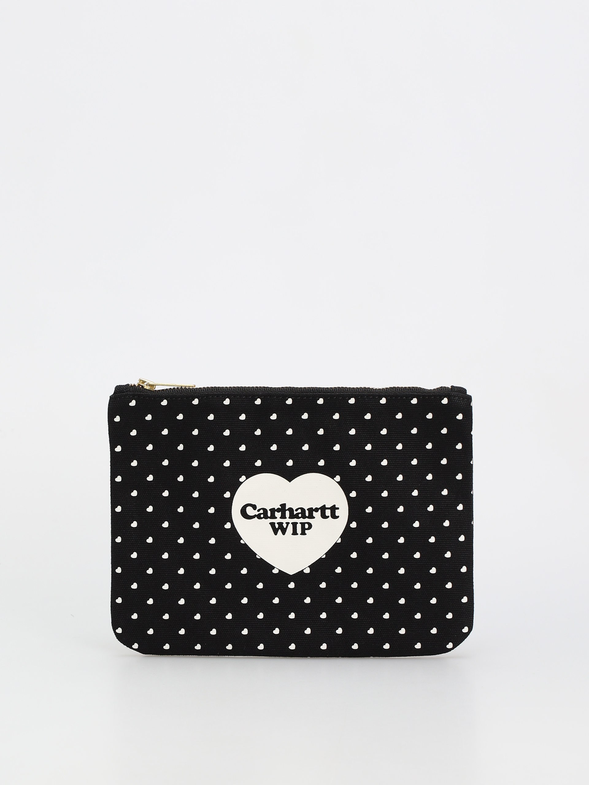 Peňaženka Carhartt WIP Canvas Graphic Zip (heart bandana print/black)