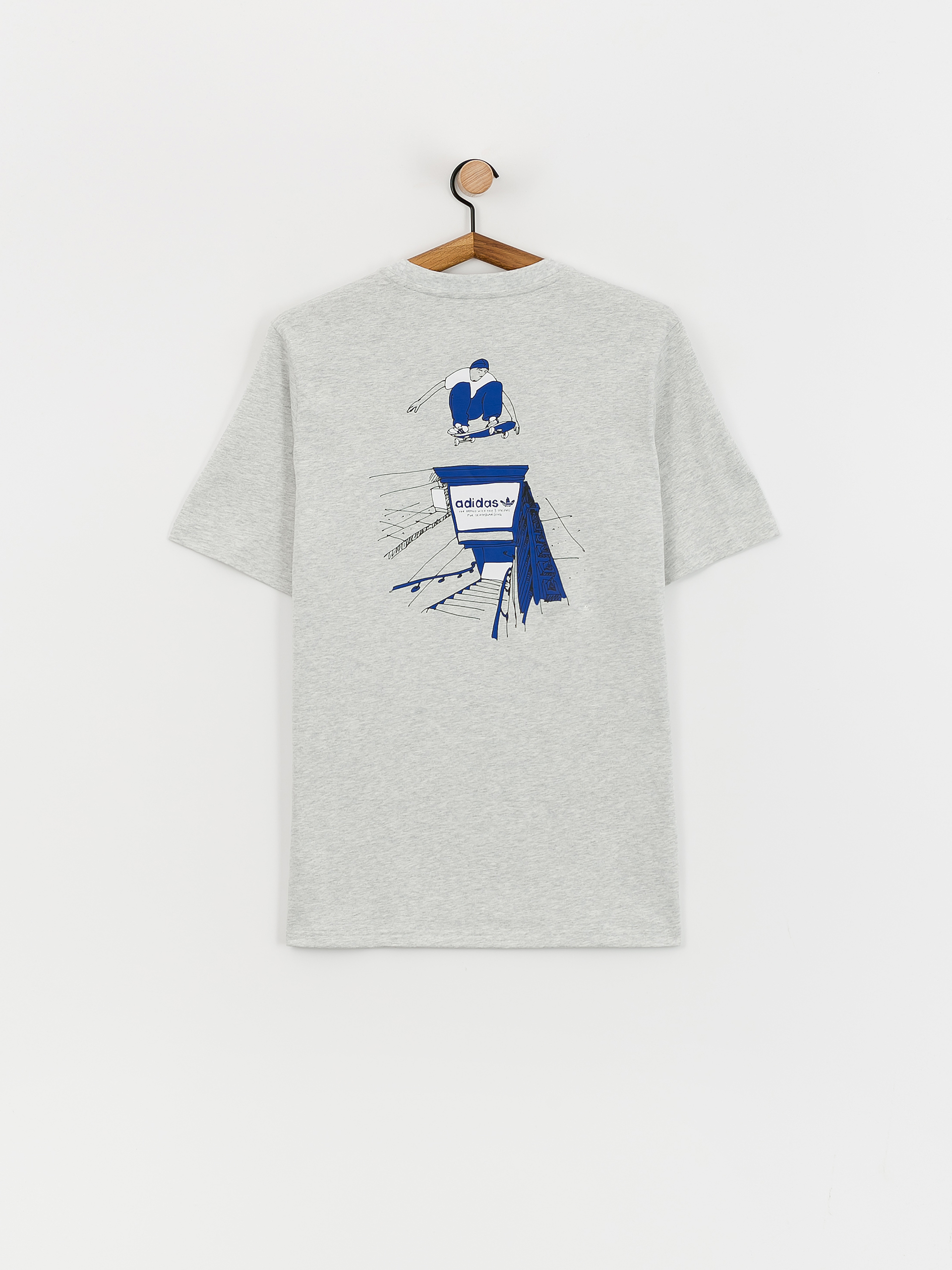 Tričko adidas Hjones (lgreyh/multco)