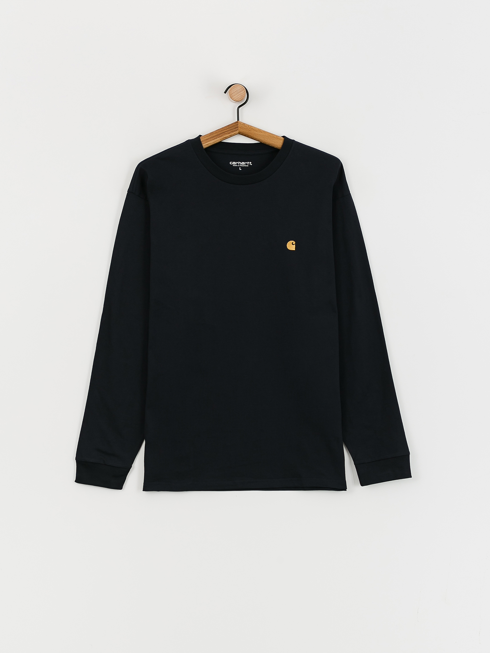 Triko Carhartt WIP Chase (dark navy/gold)
