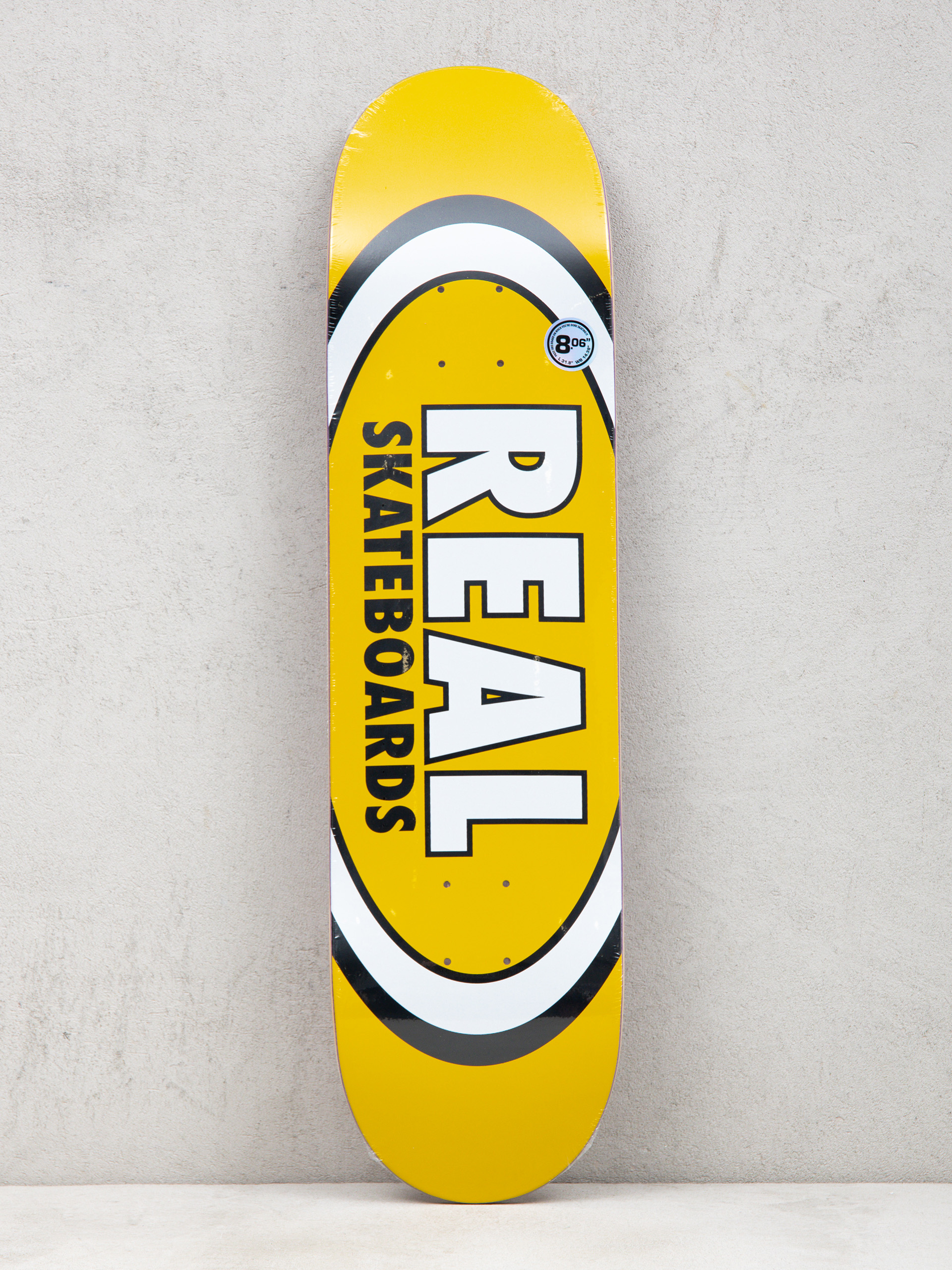 Doska Real Classic Oval (yellow/black)