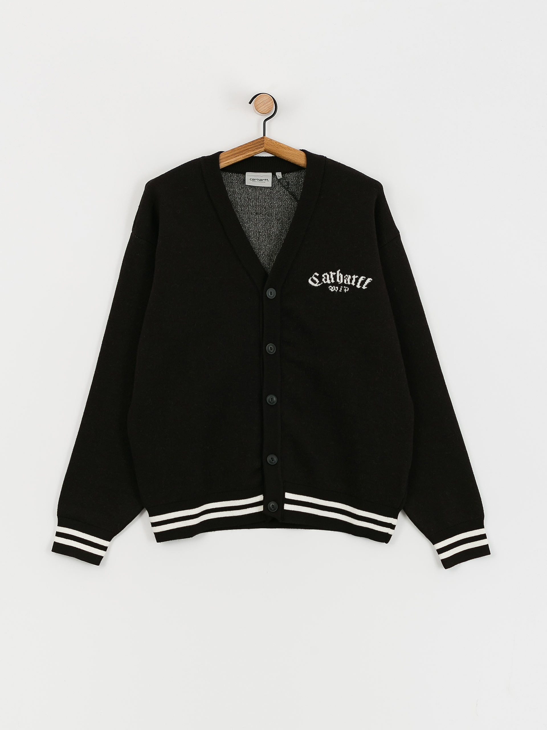 Sveter Carhartt WIP Onyx Cardigan (black/wax)