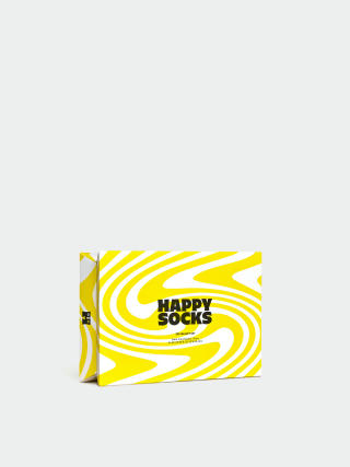 Ponožky Happy Socks 2-Pack Zig Zag Gift Set (yellow)