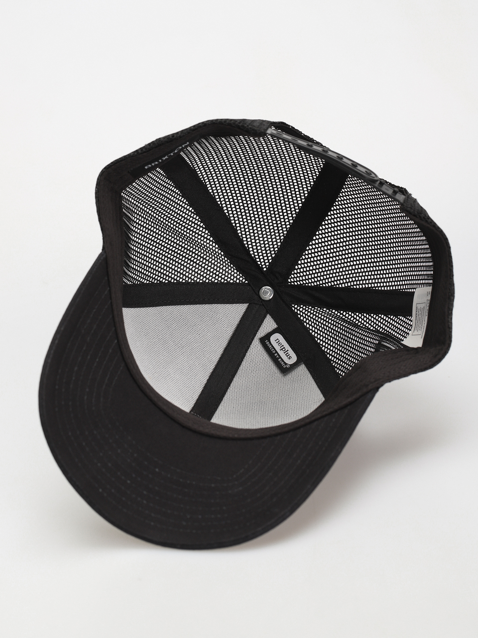 Šiltovka Brixton Crest X Mp Mesh Cap (black/black)