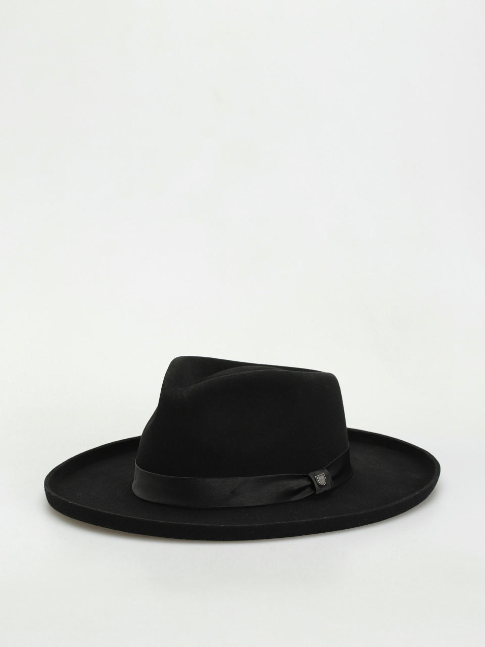 Klobúk Brixton Victoria Felt Fedora Wmn (black/black satin)