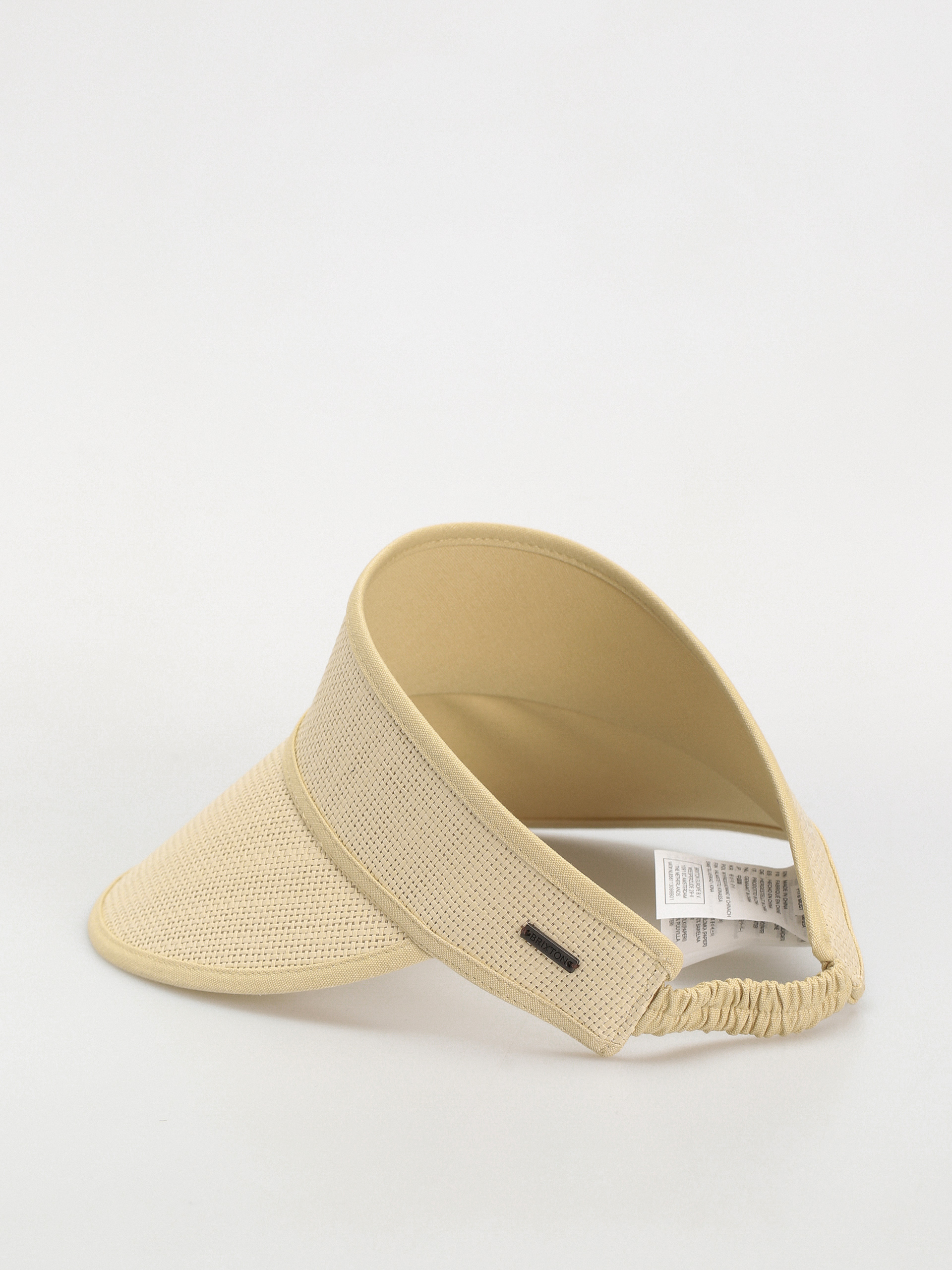 Klobúk Brixton Newport Straw Visor Wmn (natural/natural)