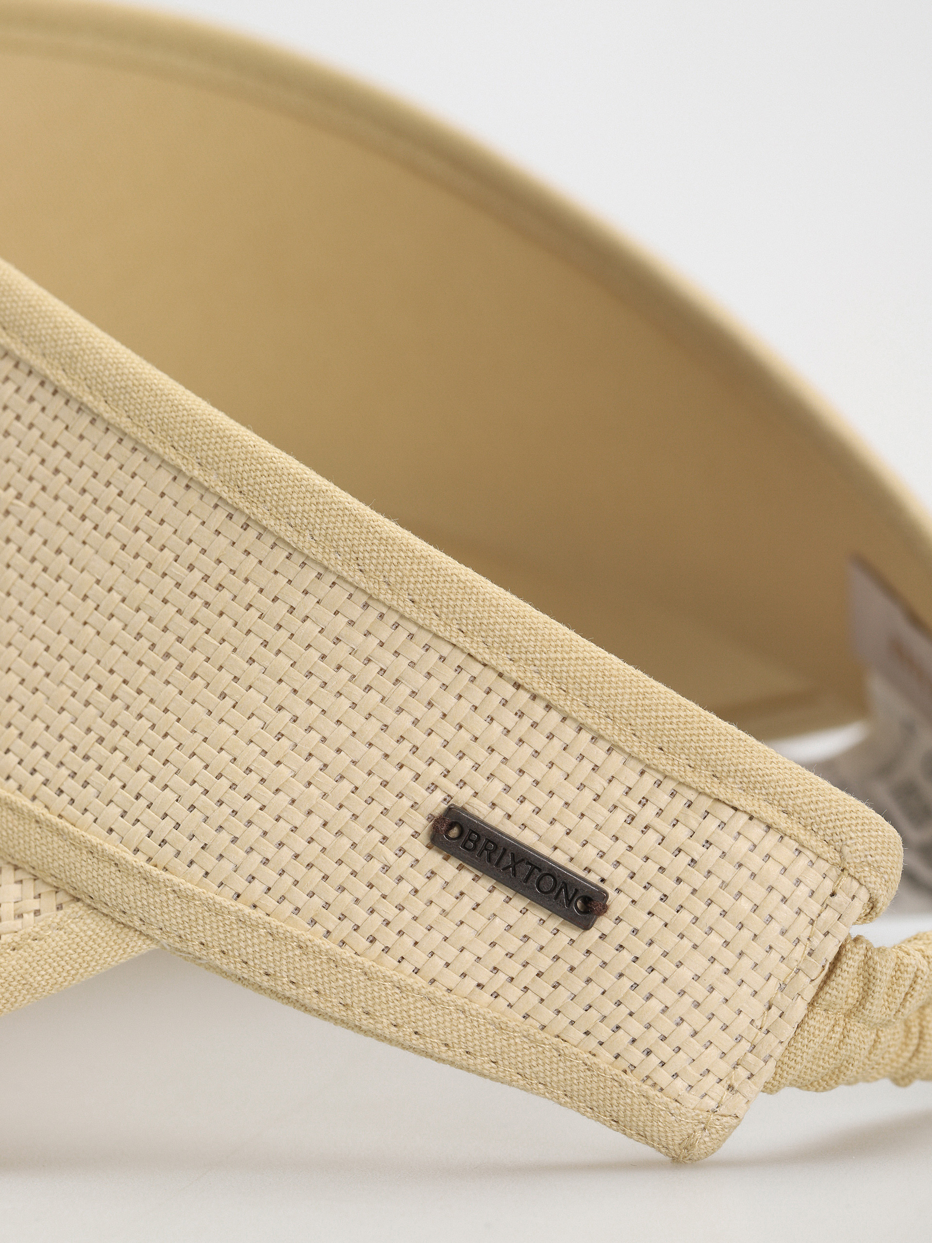 Klobúk Brixton Newport Straw Visor Wmn (natural/natural)