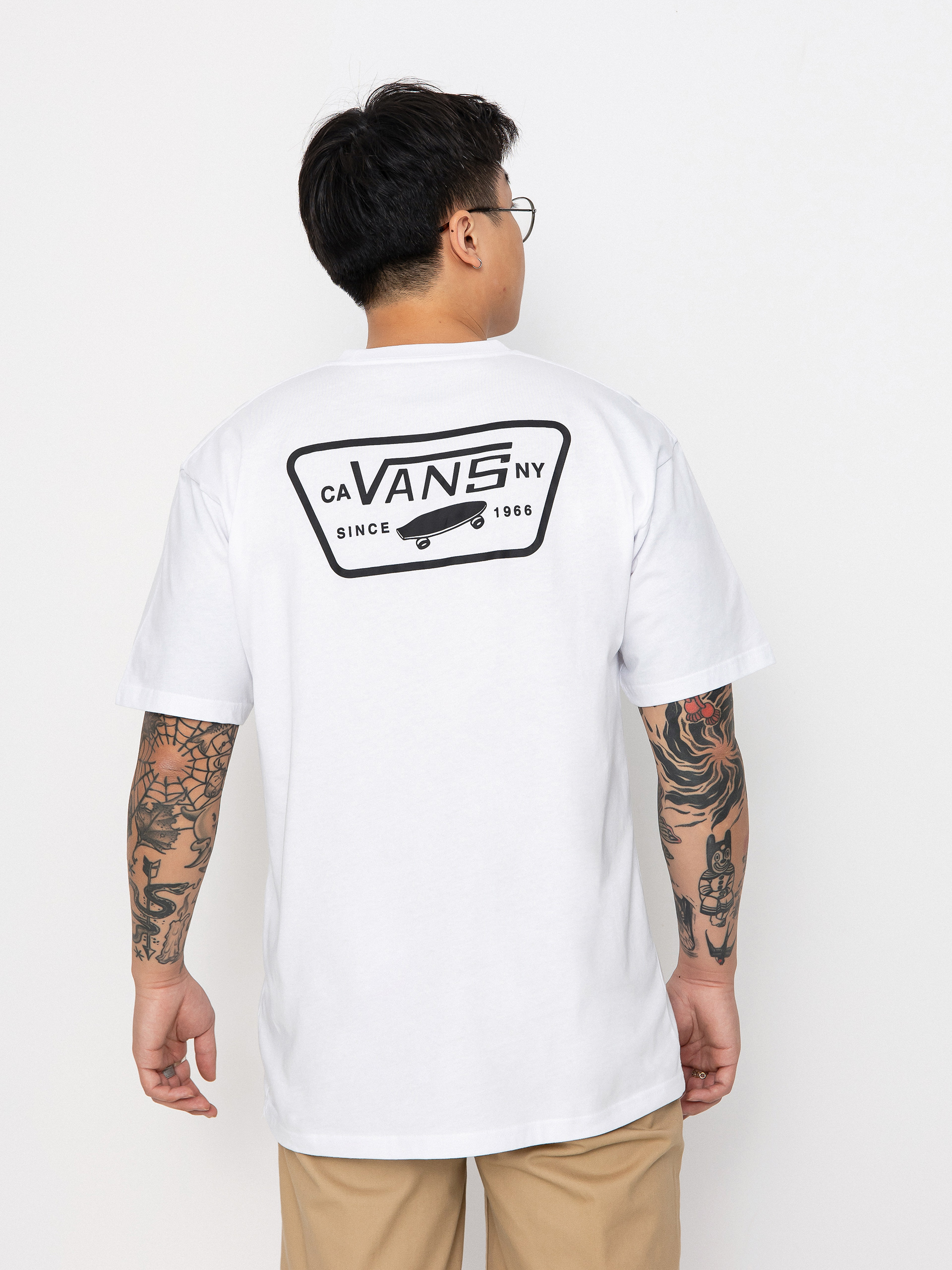 Tričko Vans Full Patch Back (white/black)