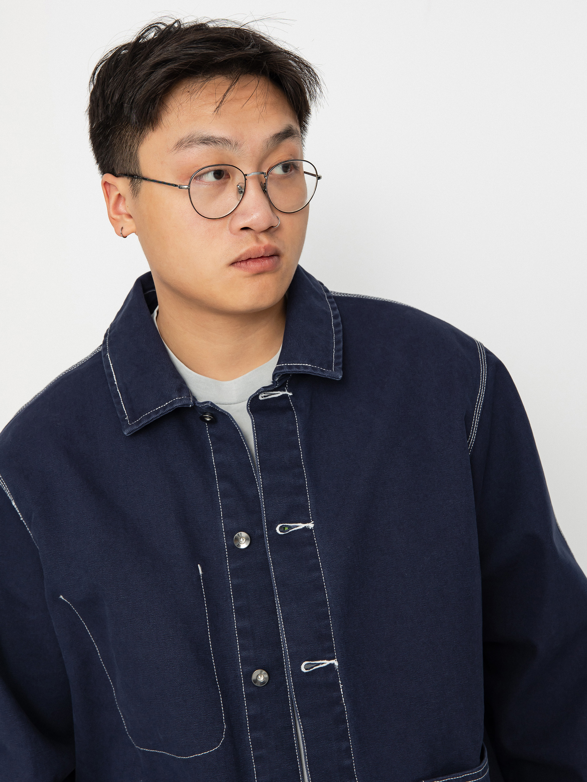 Košeľa Nike SB Nike Life (obsidian/obsidian)