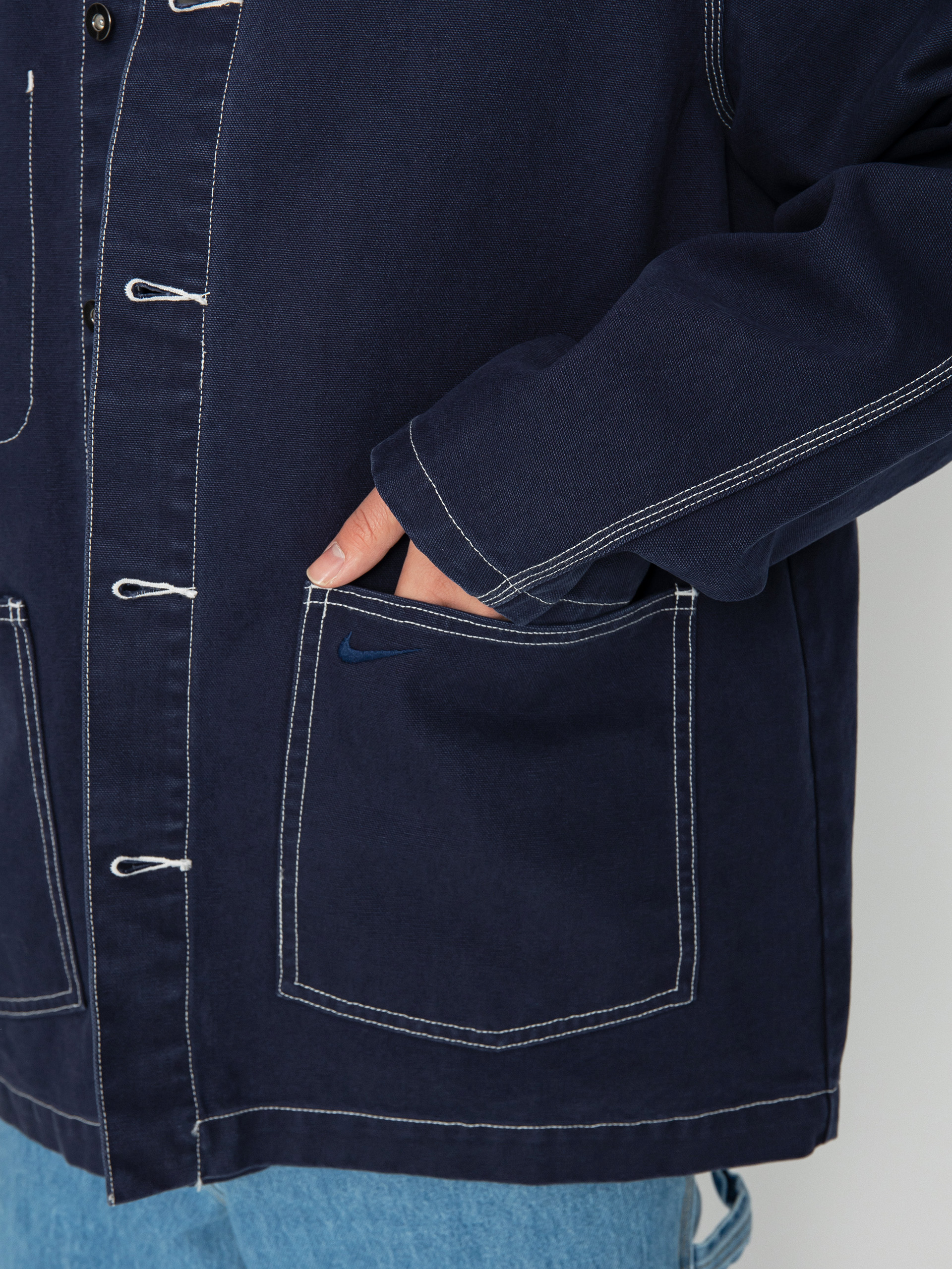 Košeľa Nike SB Nike Life (obsidian/obsidian)