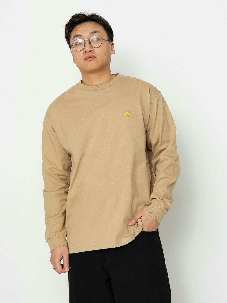 Triko Carhartt WIP Chase (sable/gold)