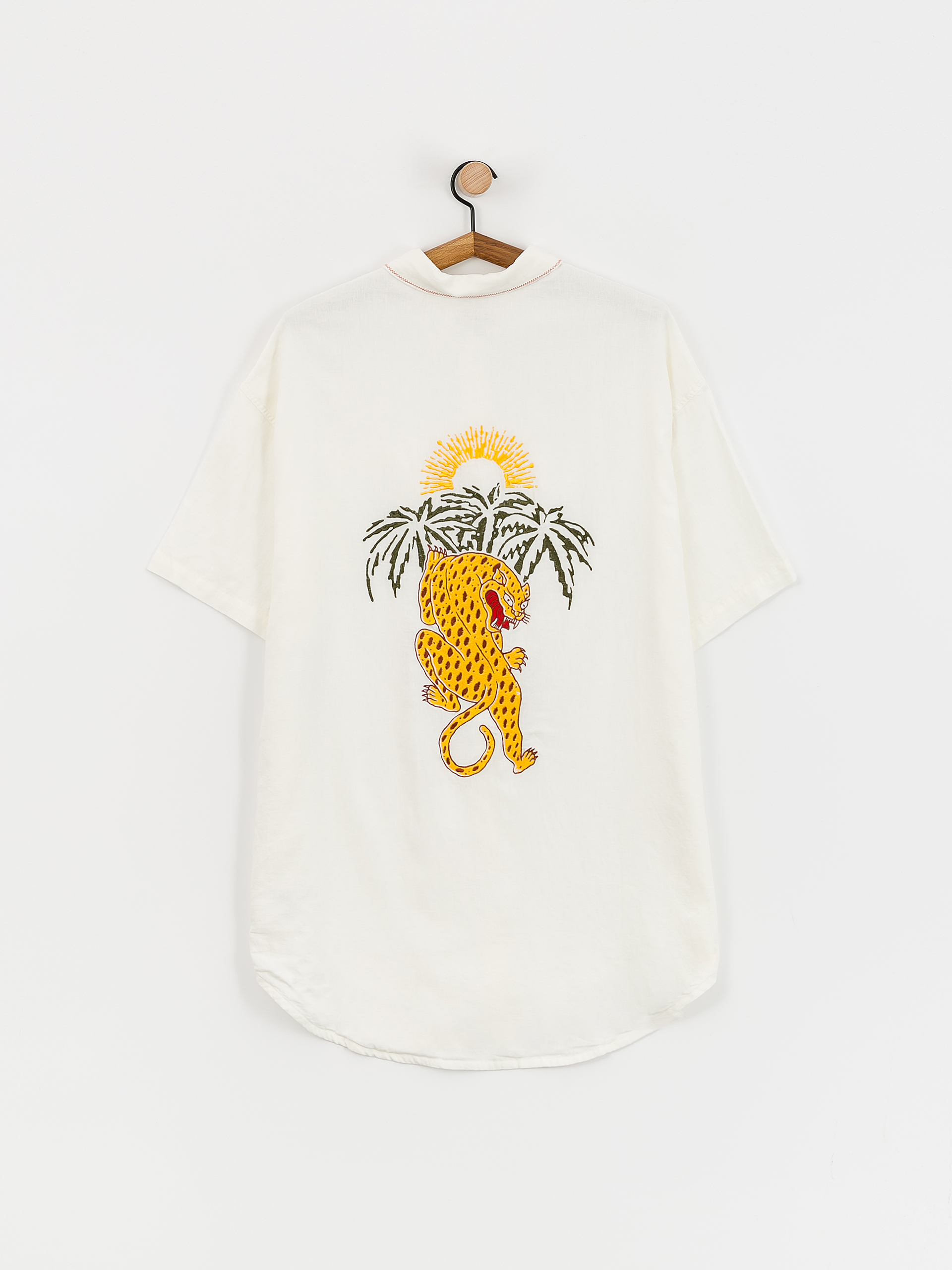 Košeľa Brixton Condesa Linen Shirtdress Wmn (off white)