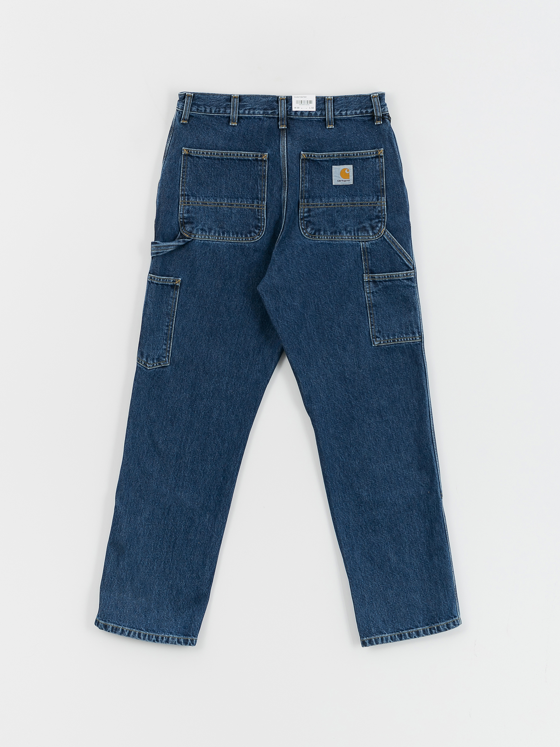 Nohavice Carhartt WIP Double Knee (blue)