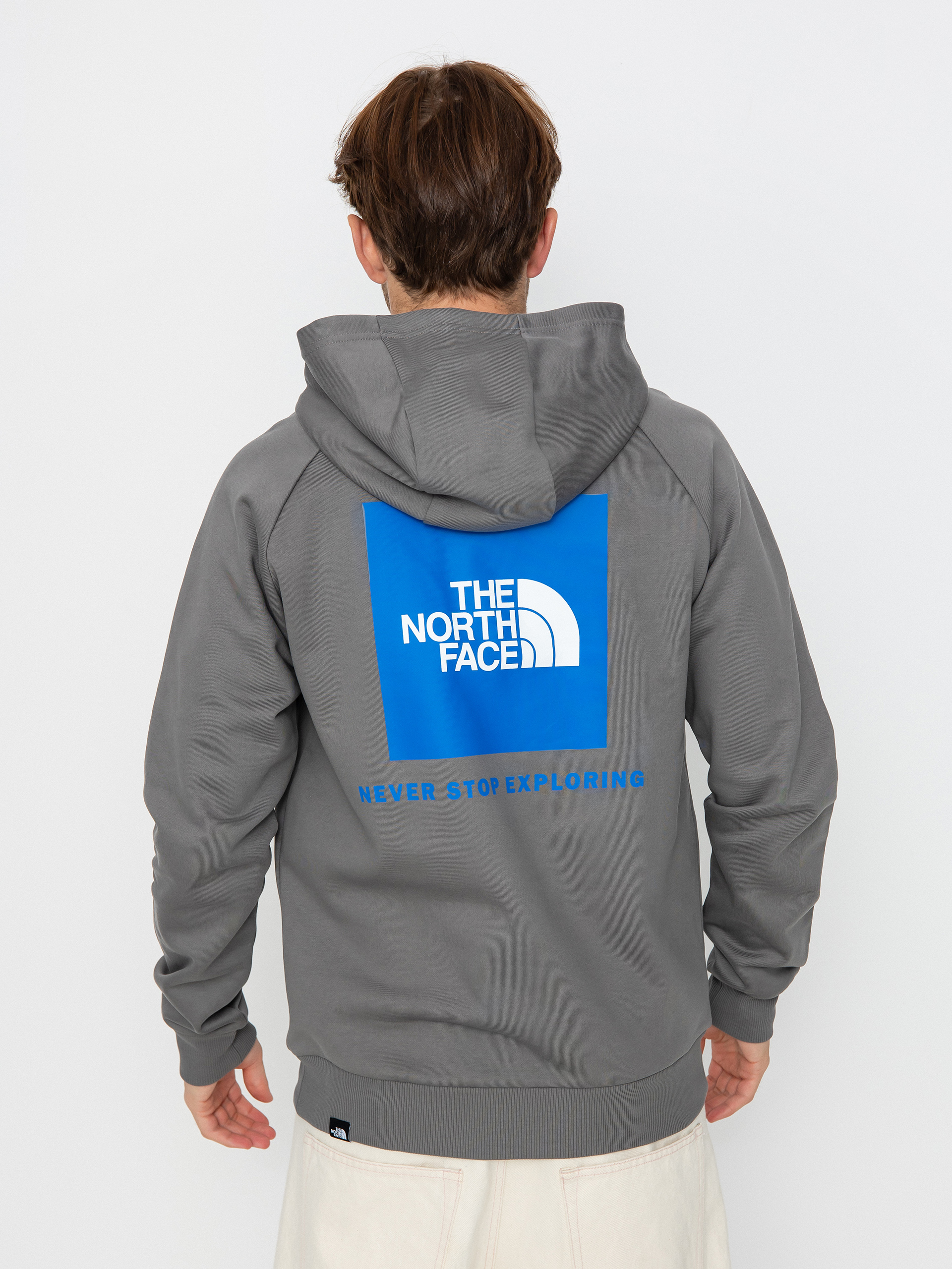 Mikina s kapucňou The North Face Raglan Redbox HD (smoked pearl)
