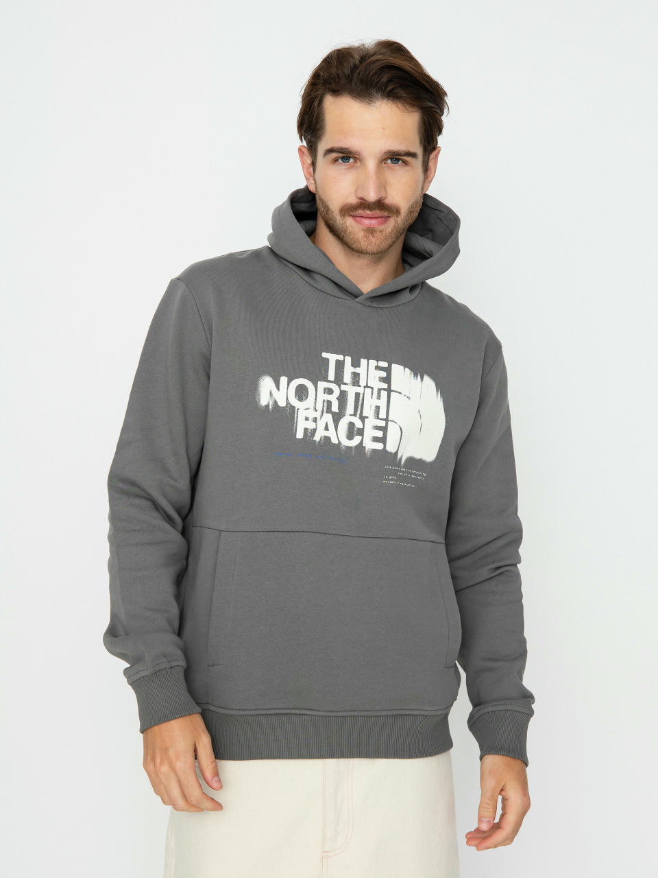 Mikina s kapucňou The North Face Graphic HD 3 (smoked pearl)