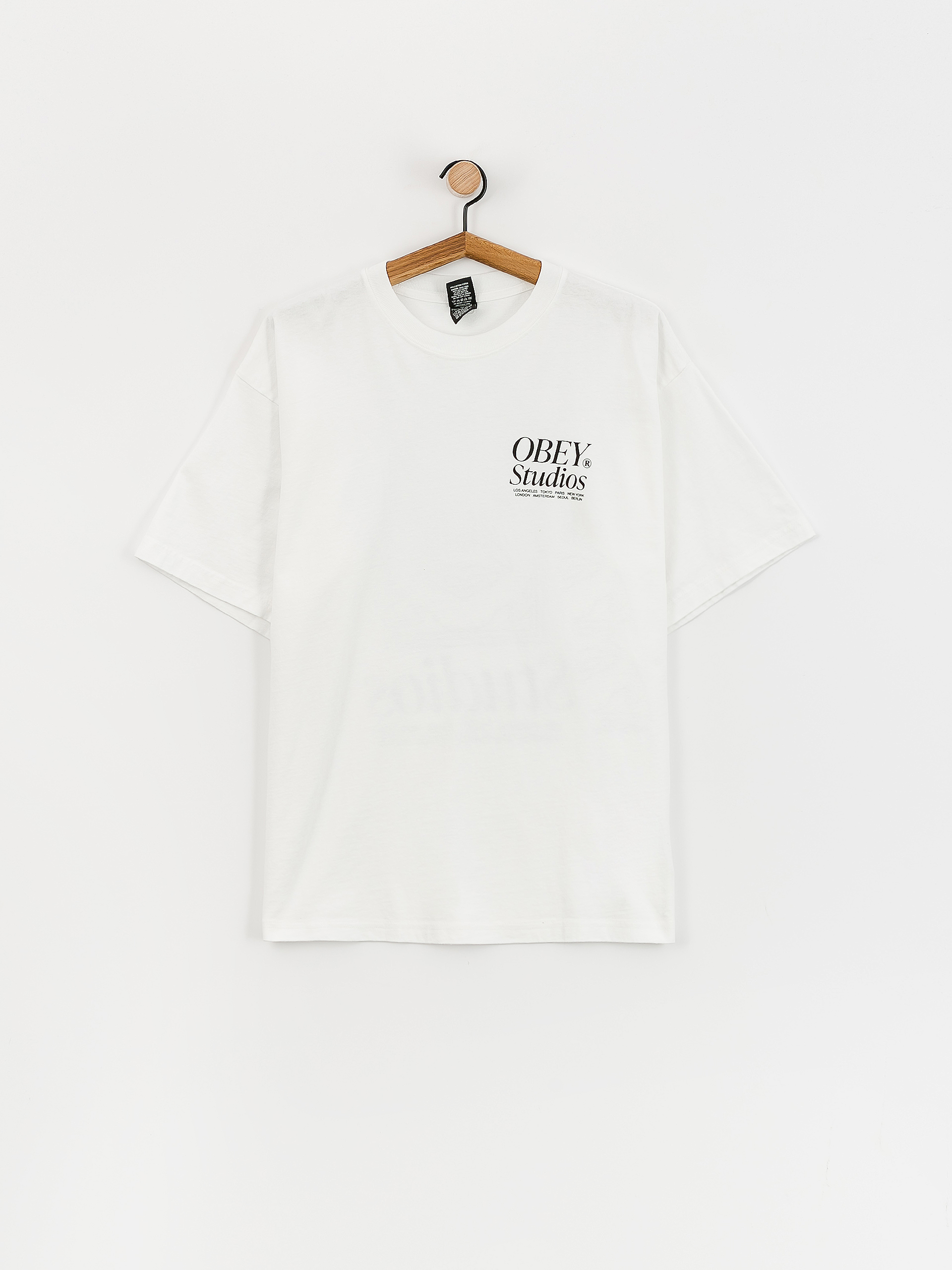 Tričko OBEY Studios Icon (white)