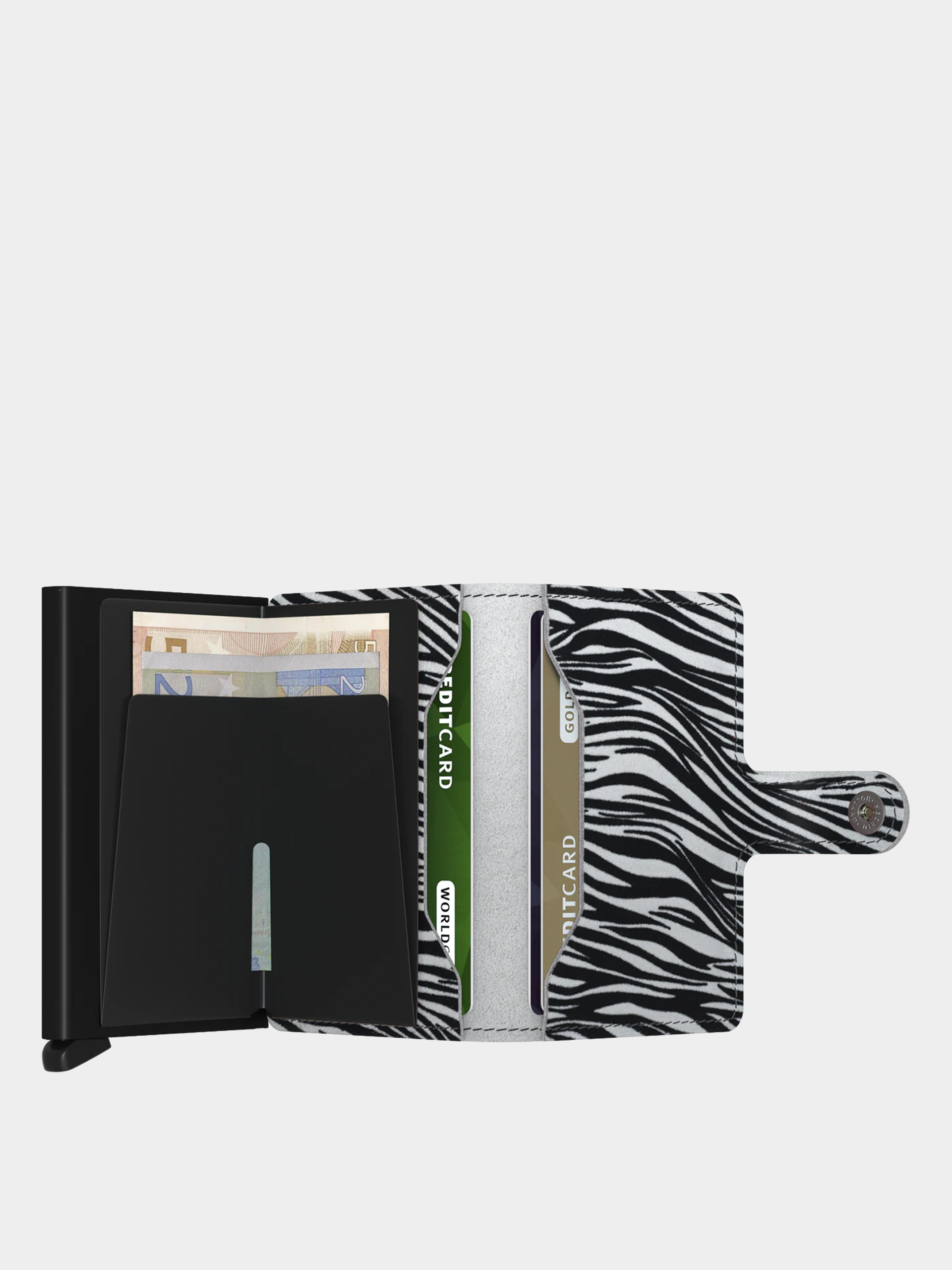 Peňaženka Secrid Miniwallet (zebra light grey)
