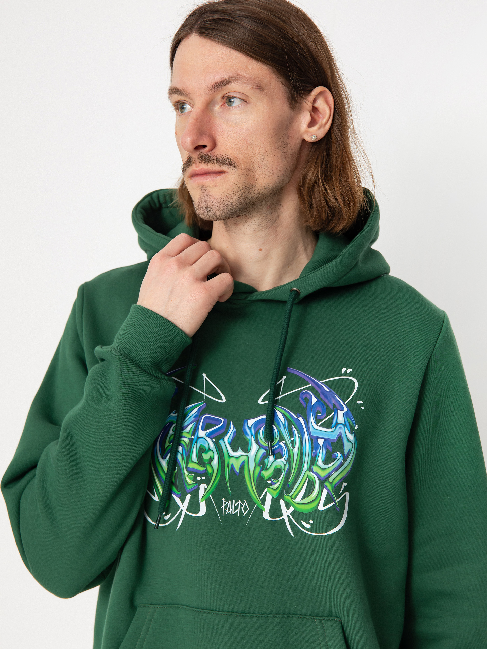 Mikina s kapucňou Palto Scifi HD (green)