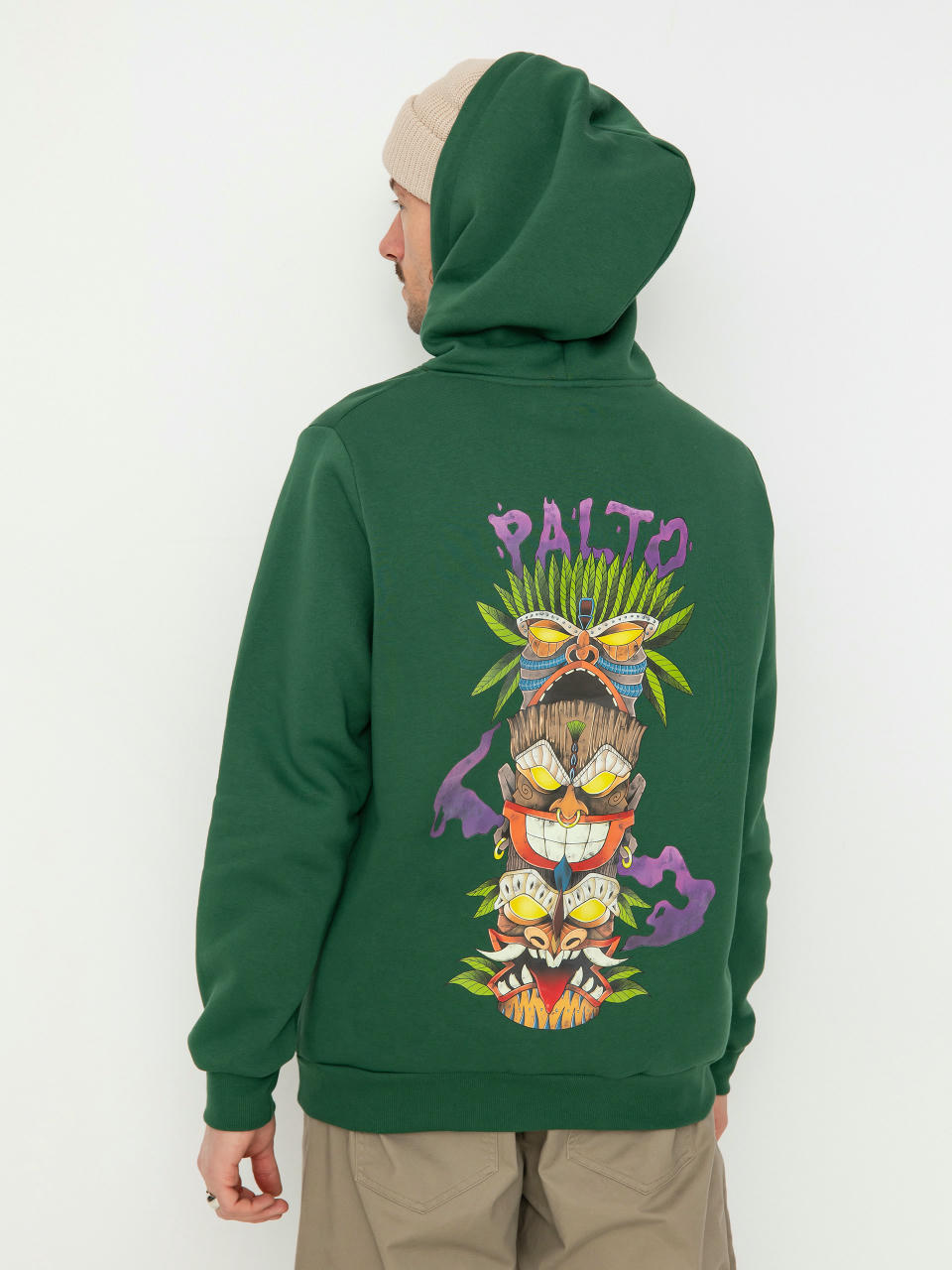 Mikina s kapucňou Palto Totem HD (green)