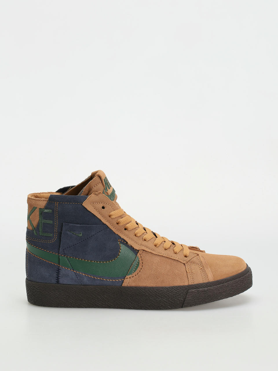 Topánky Nike SB Zoom Blazer Mid Prm (legend dk brown/fir obsidian)