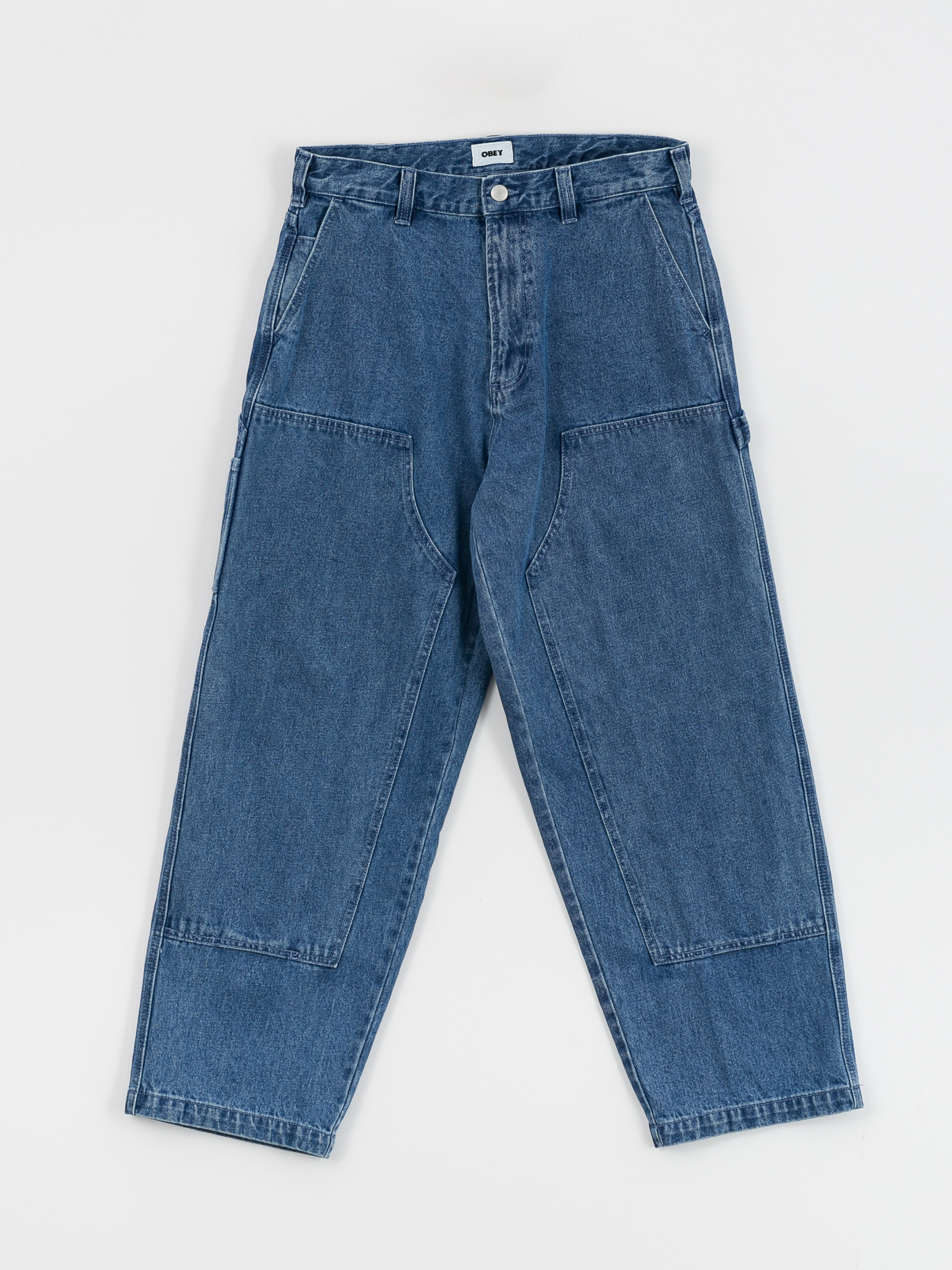 Nohavice OBEY Bigwig Denim Carpenter (light indigo)