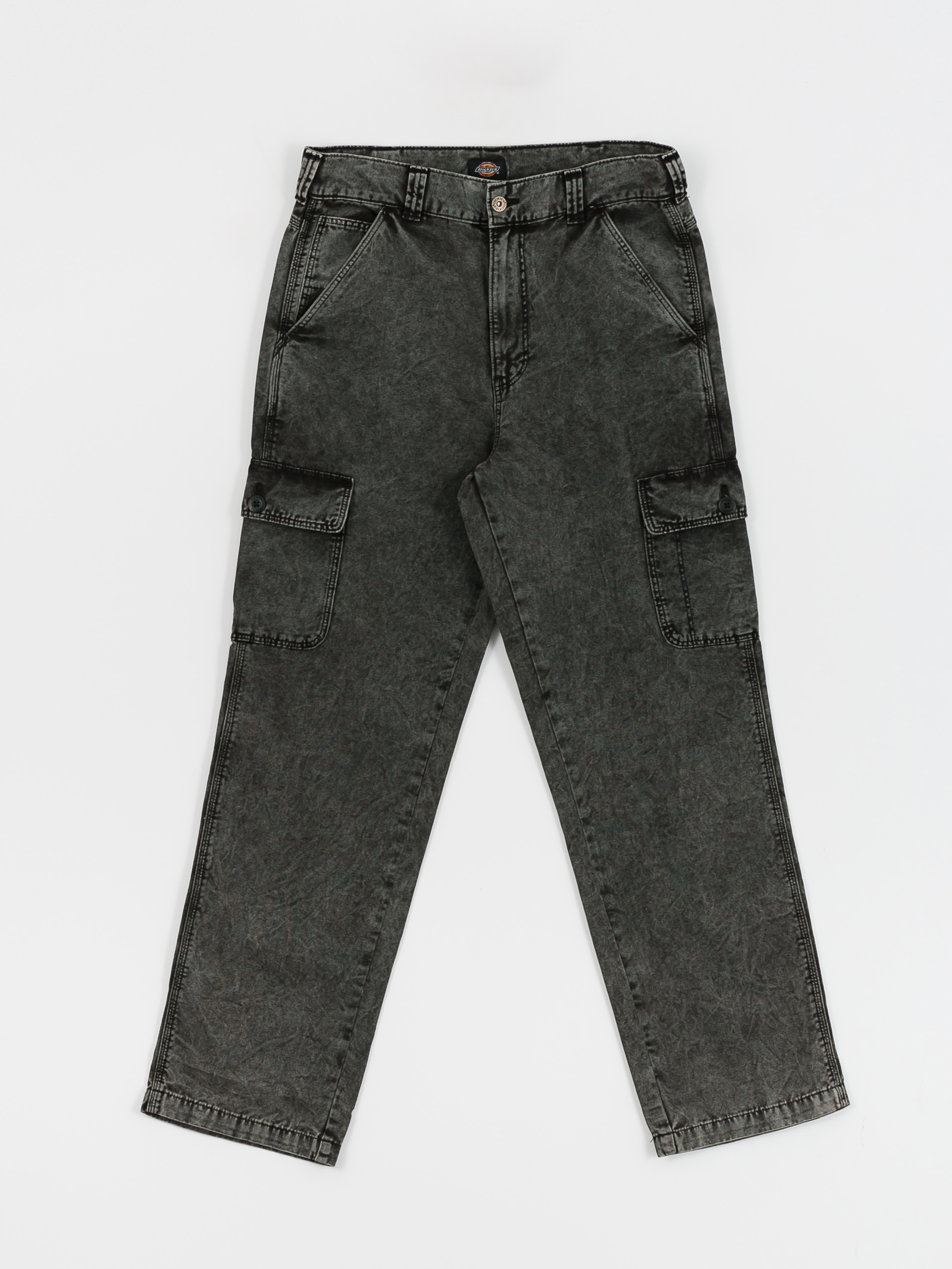 Nohavice Dickies Newington (dble dye/acid wash black)