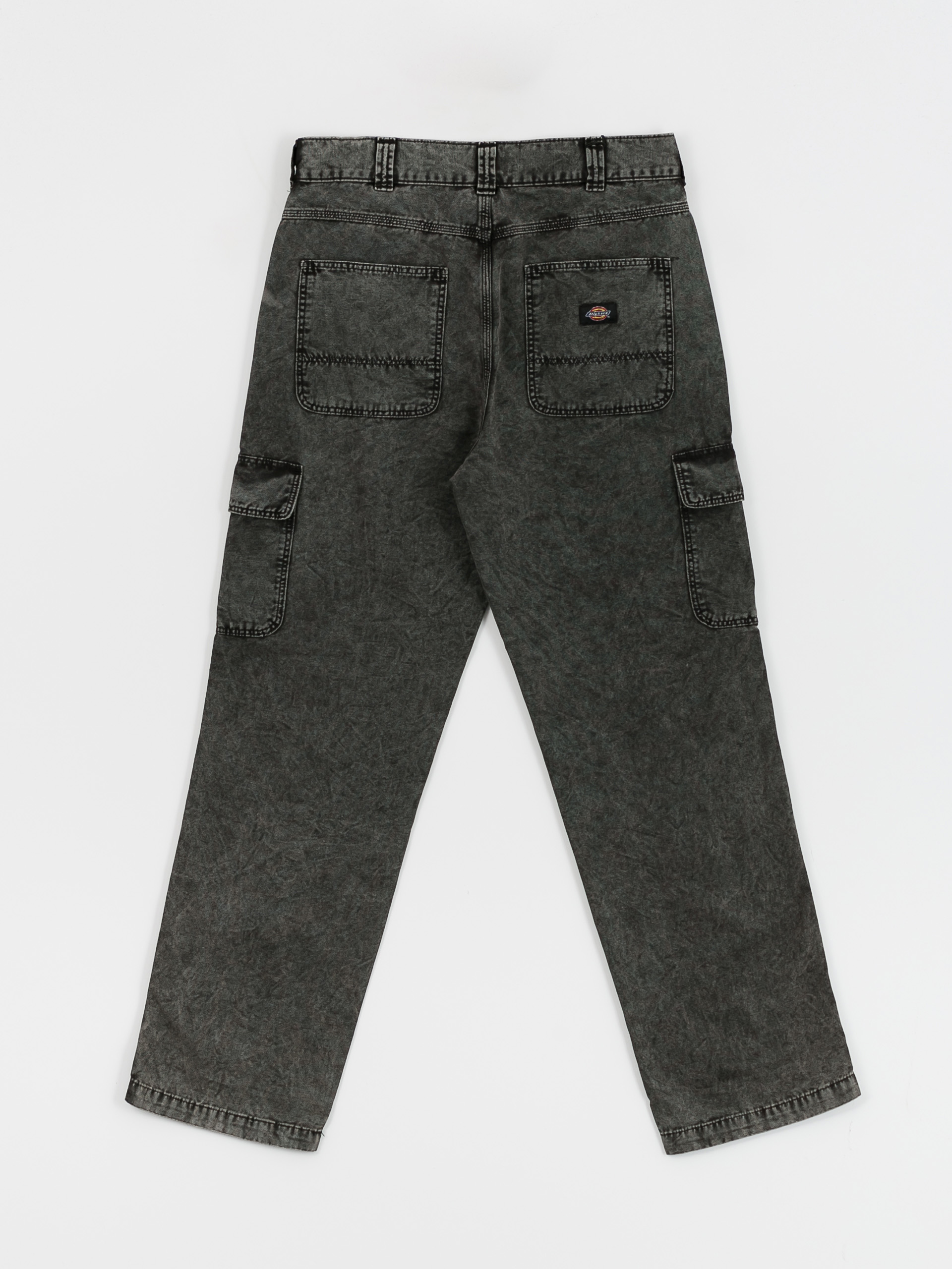Nohavice Dickies Newington (dble dye/acid wash black)