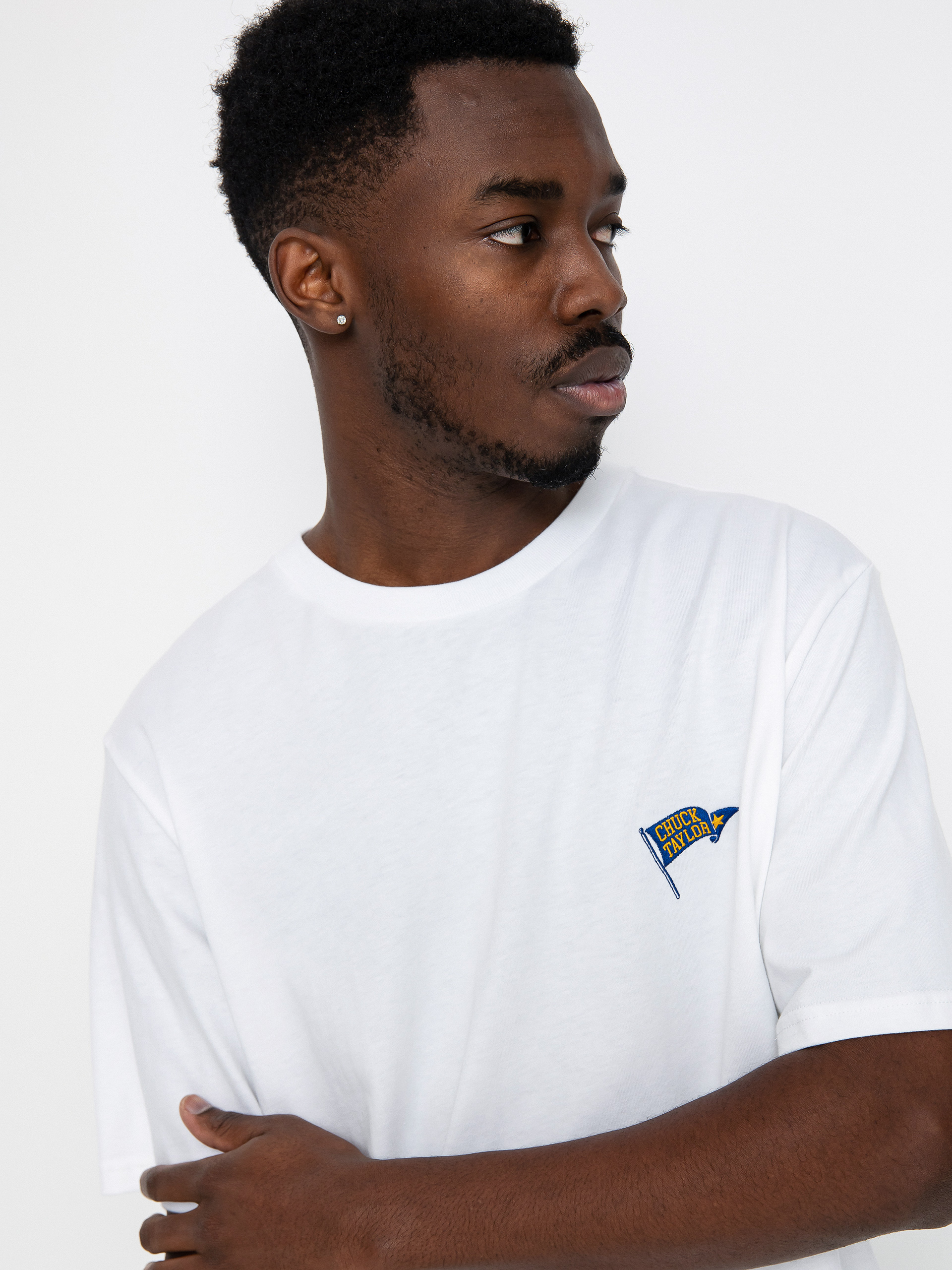 Tričko Converse Retro Chuck Flag (optical white)