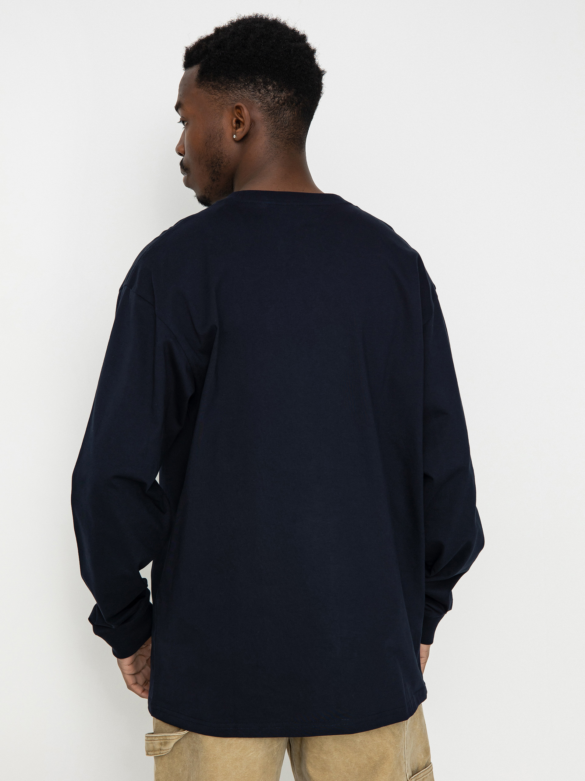 Triko Carhartt WIP Chase (dark navy/gold)