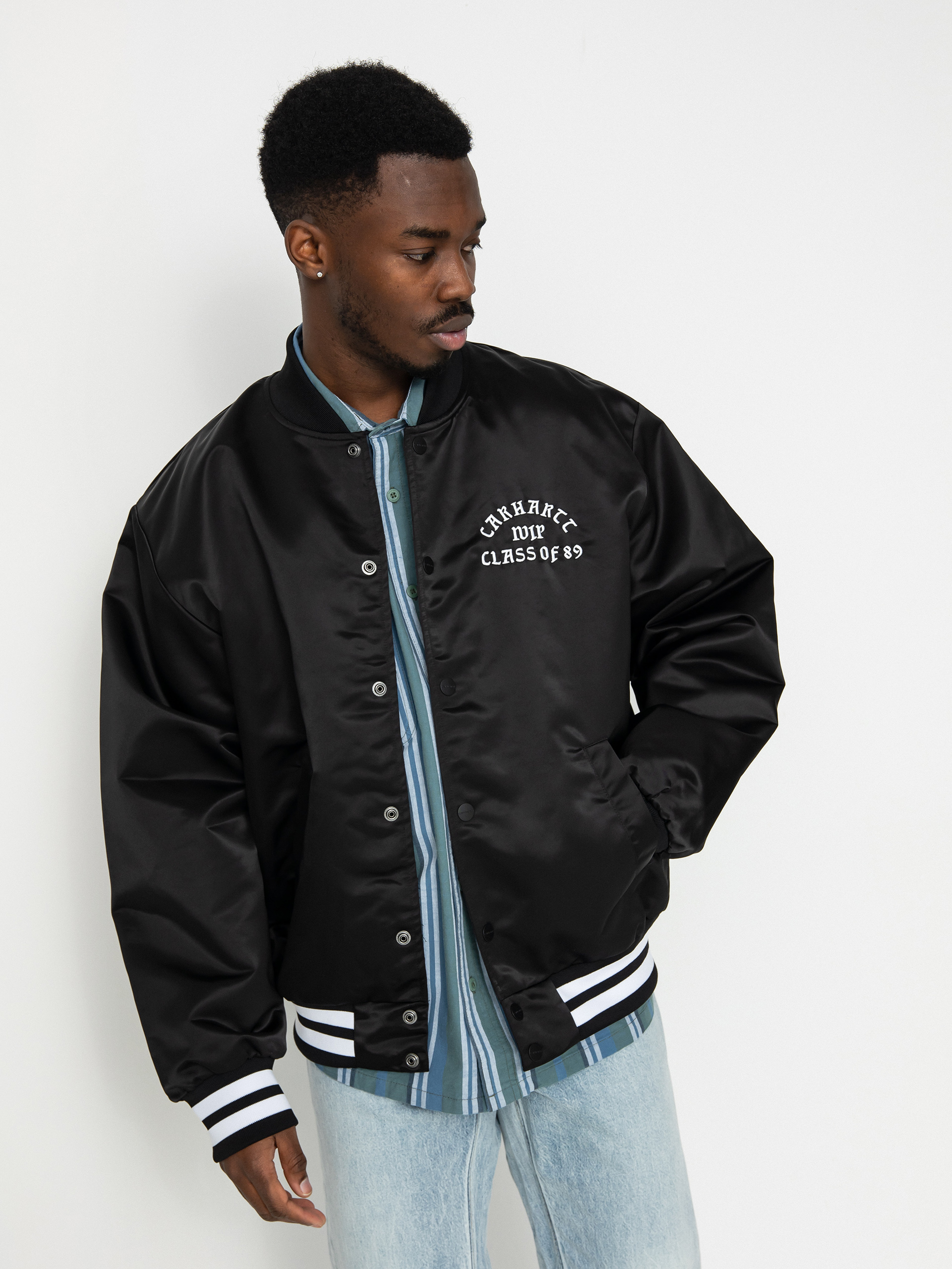 Bunda Carhartt WIP Class of 89 Bomber (black/white)