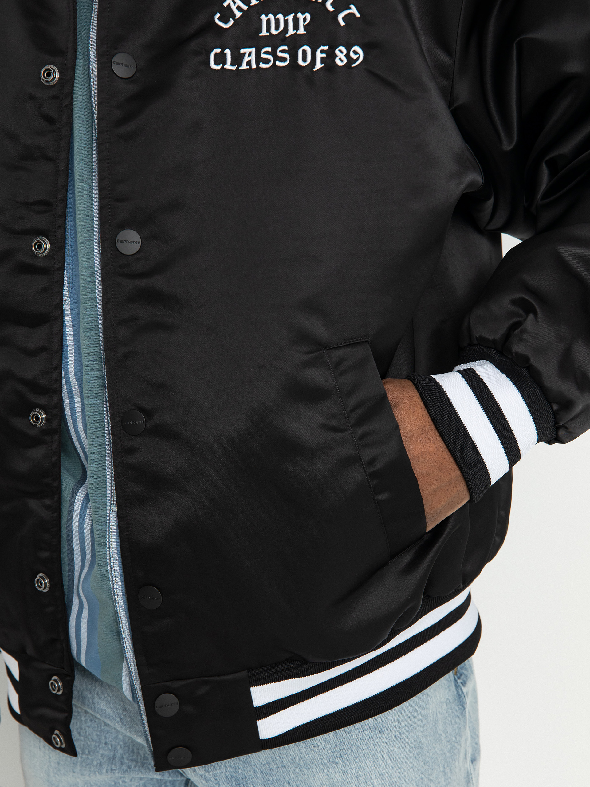 Bunda Carhartt WIP Class of 89 Bomber (black/white)