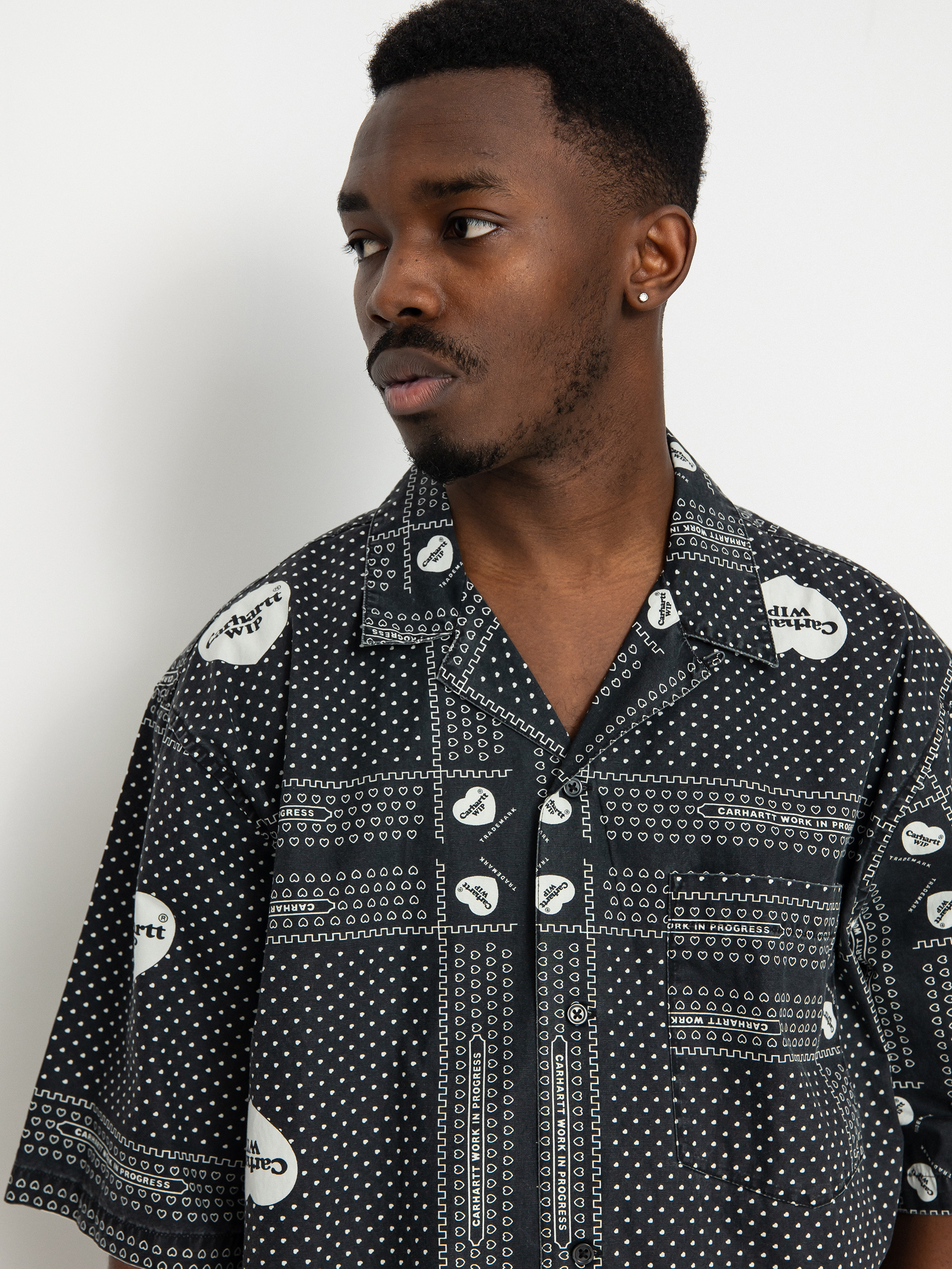 Košeľa Carhartt WIP Heart Bandana (heart bandana print/black)