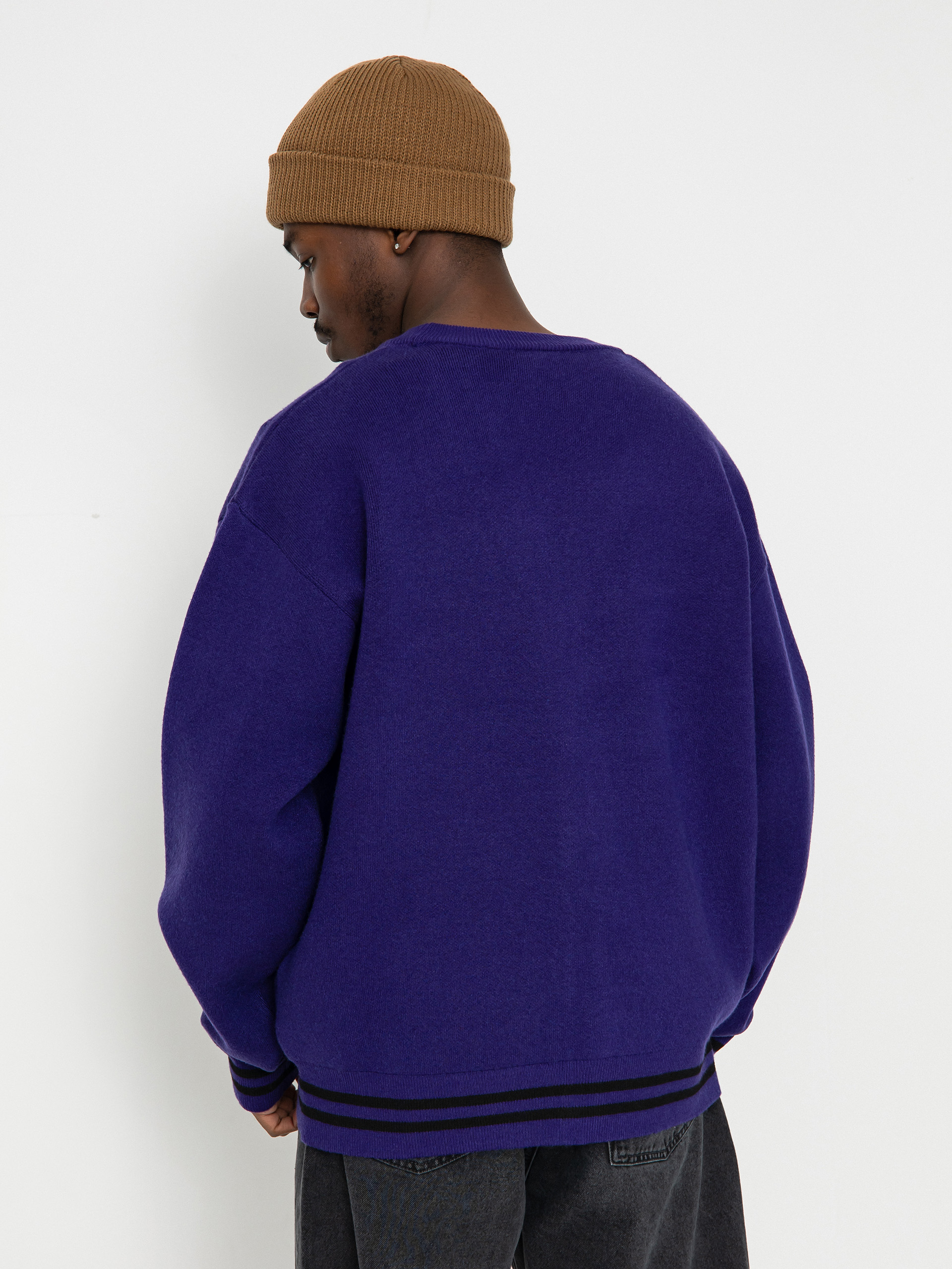 Sveter Carhartt WIP Onyx Cardigan (tyrian/black)